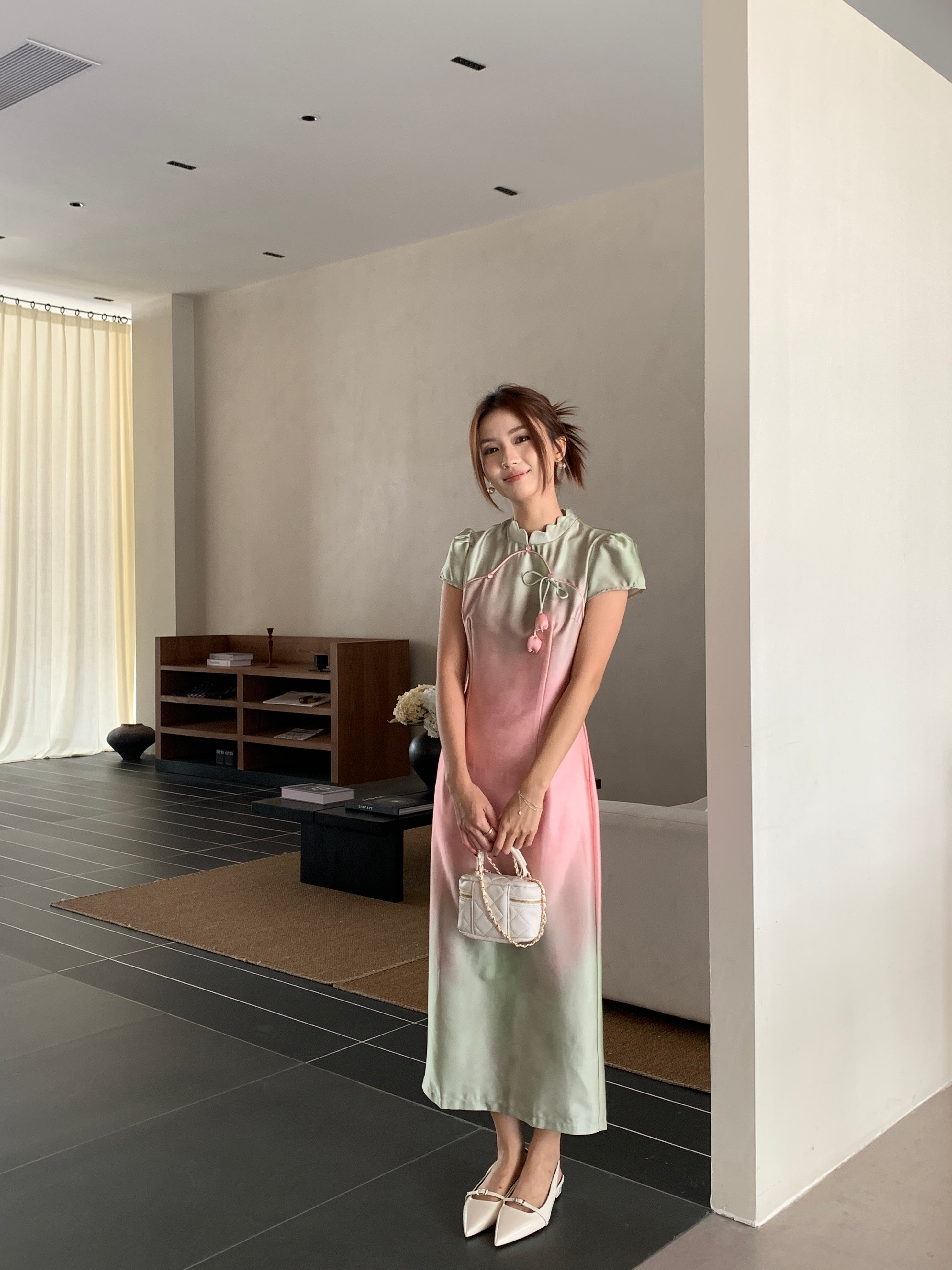 Sorbet cheongsam (ready stock in S)