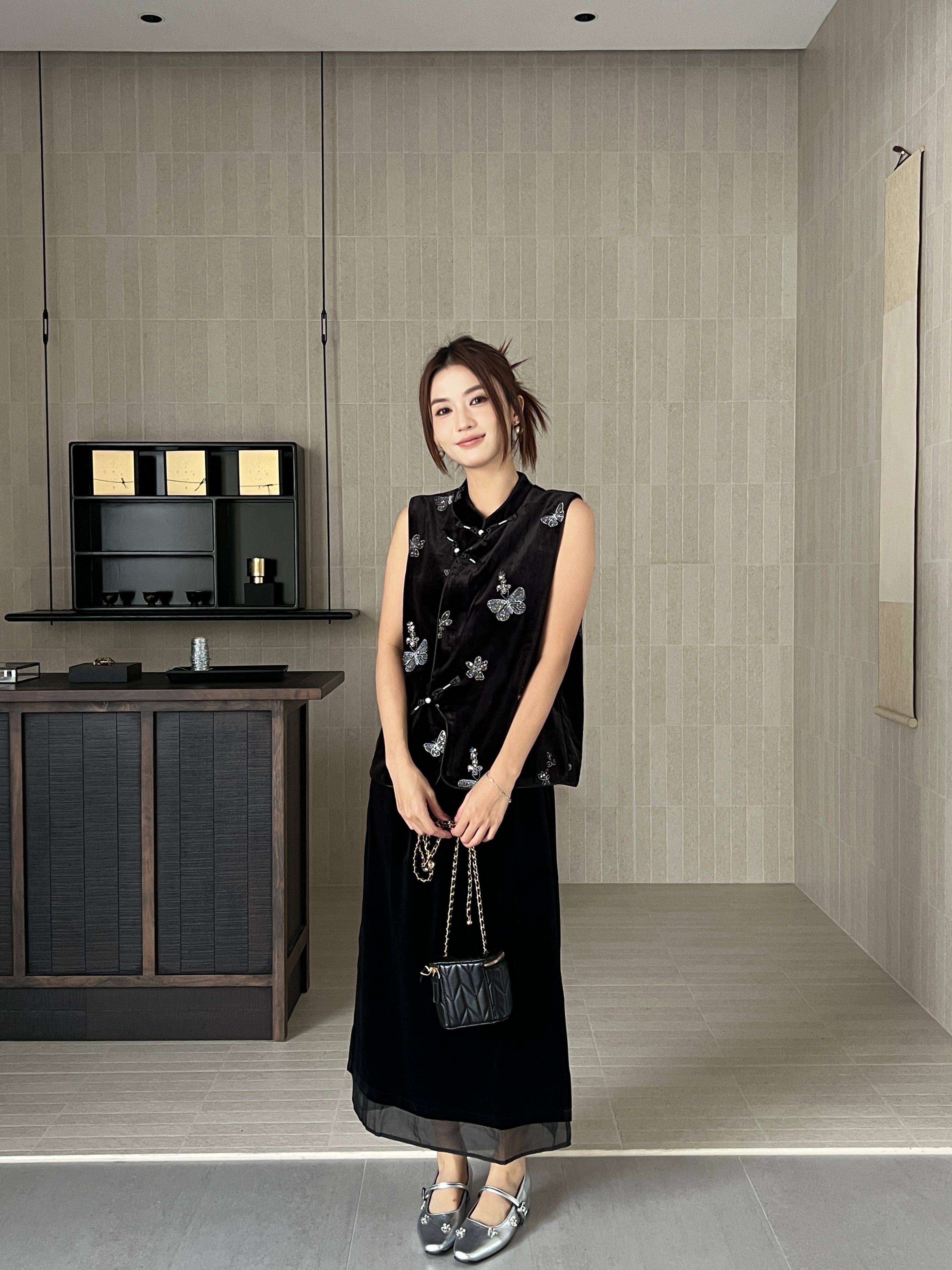 Butterfly oriental set (ready stock in XL)