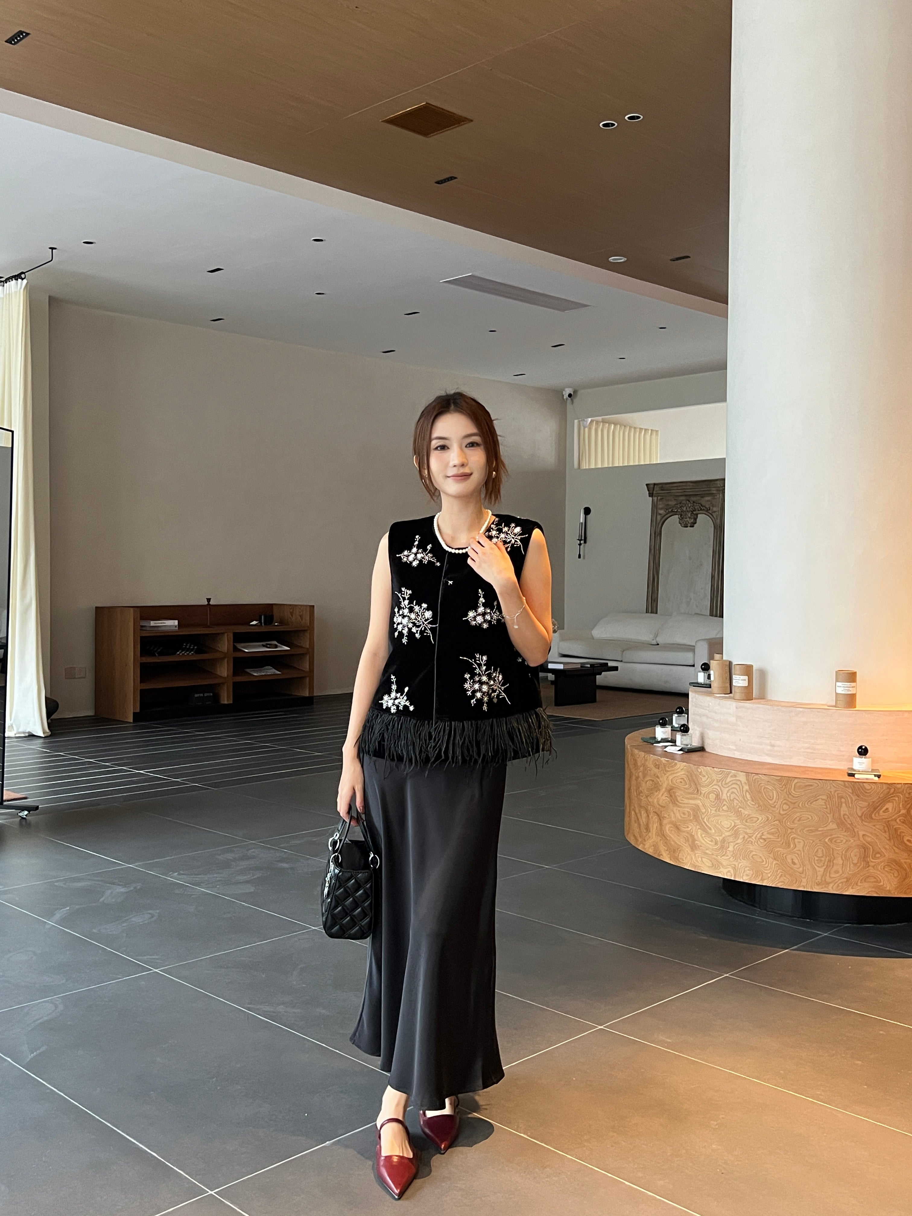 Posme oriental top (ready stock in XL)