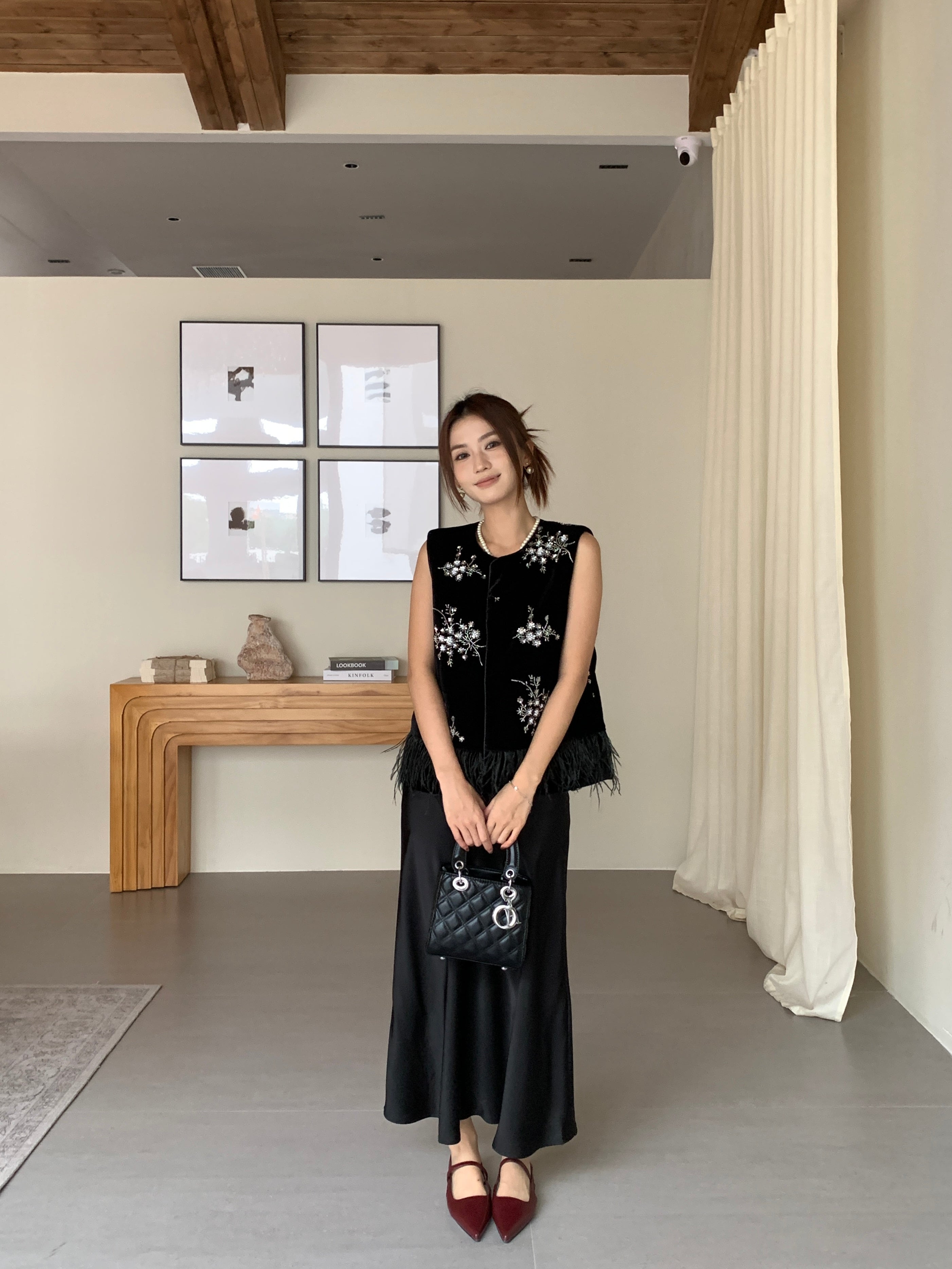 Posme oriental top (ready stock in XL)