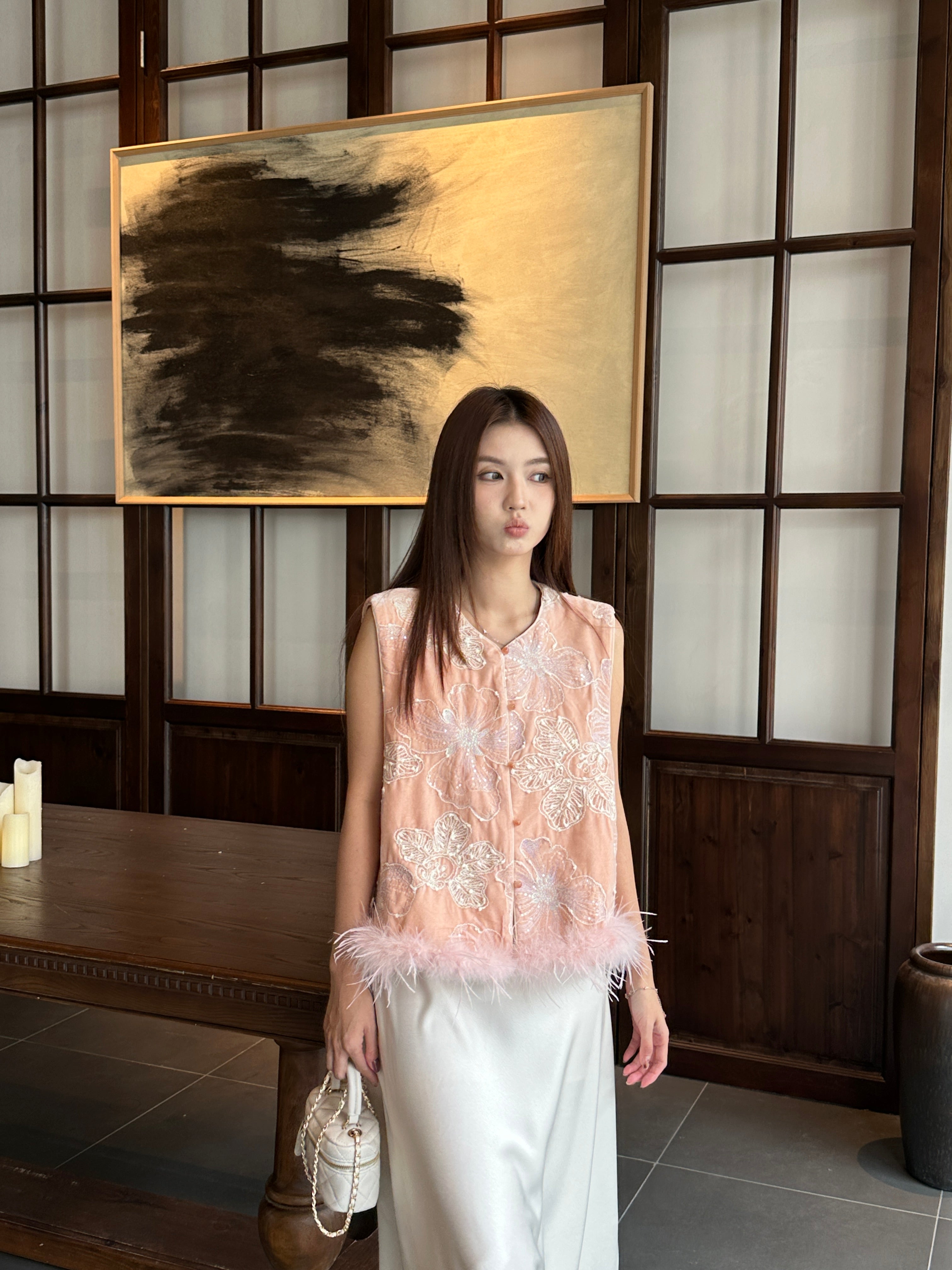 Hoo oriental top (ready stock in XL/ 2 colours)