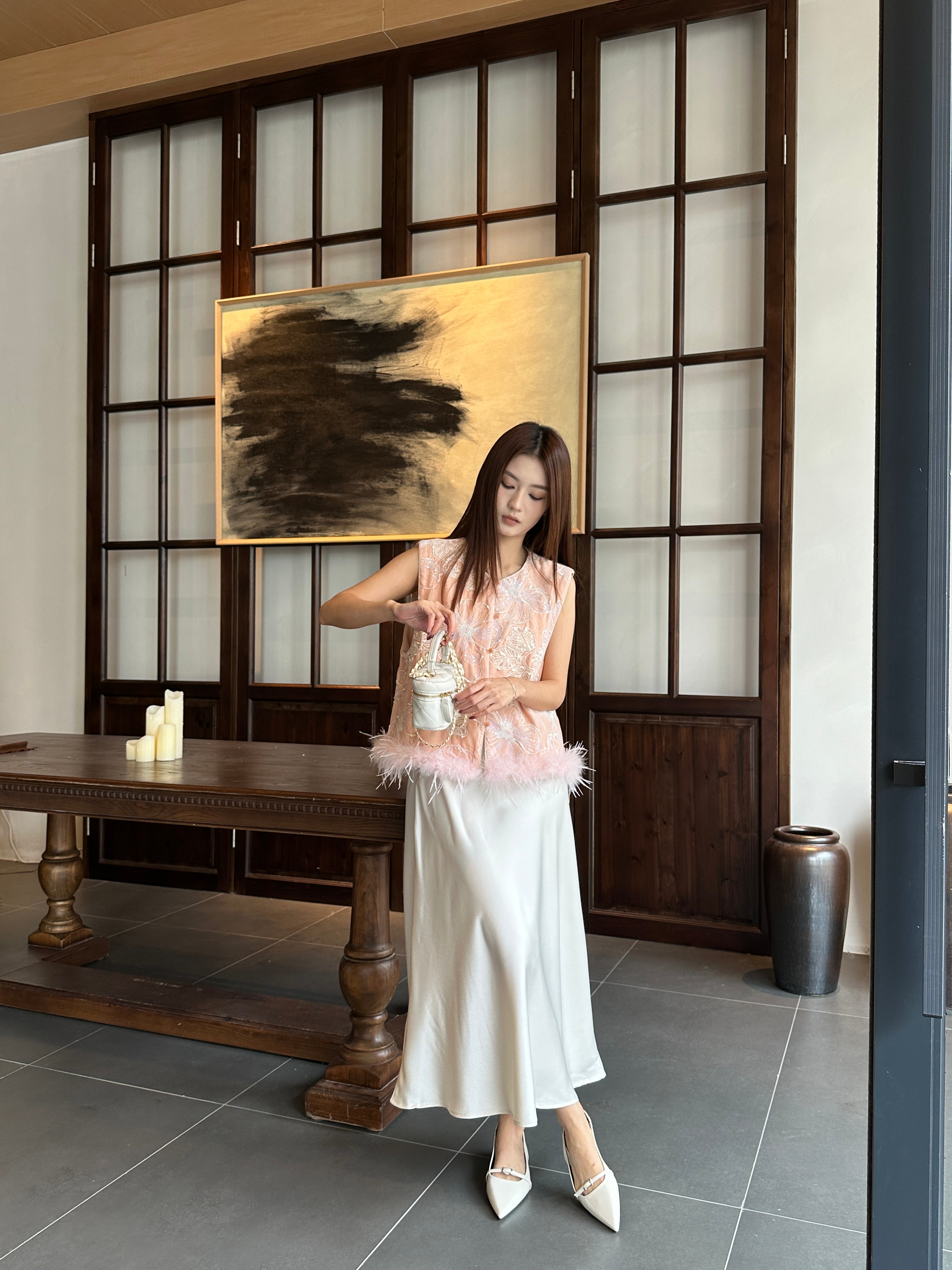 Hoo oriental top (ready stock in XL/ 2 colours)