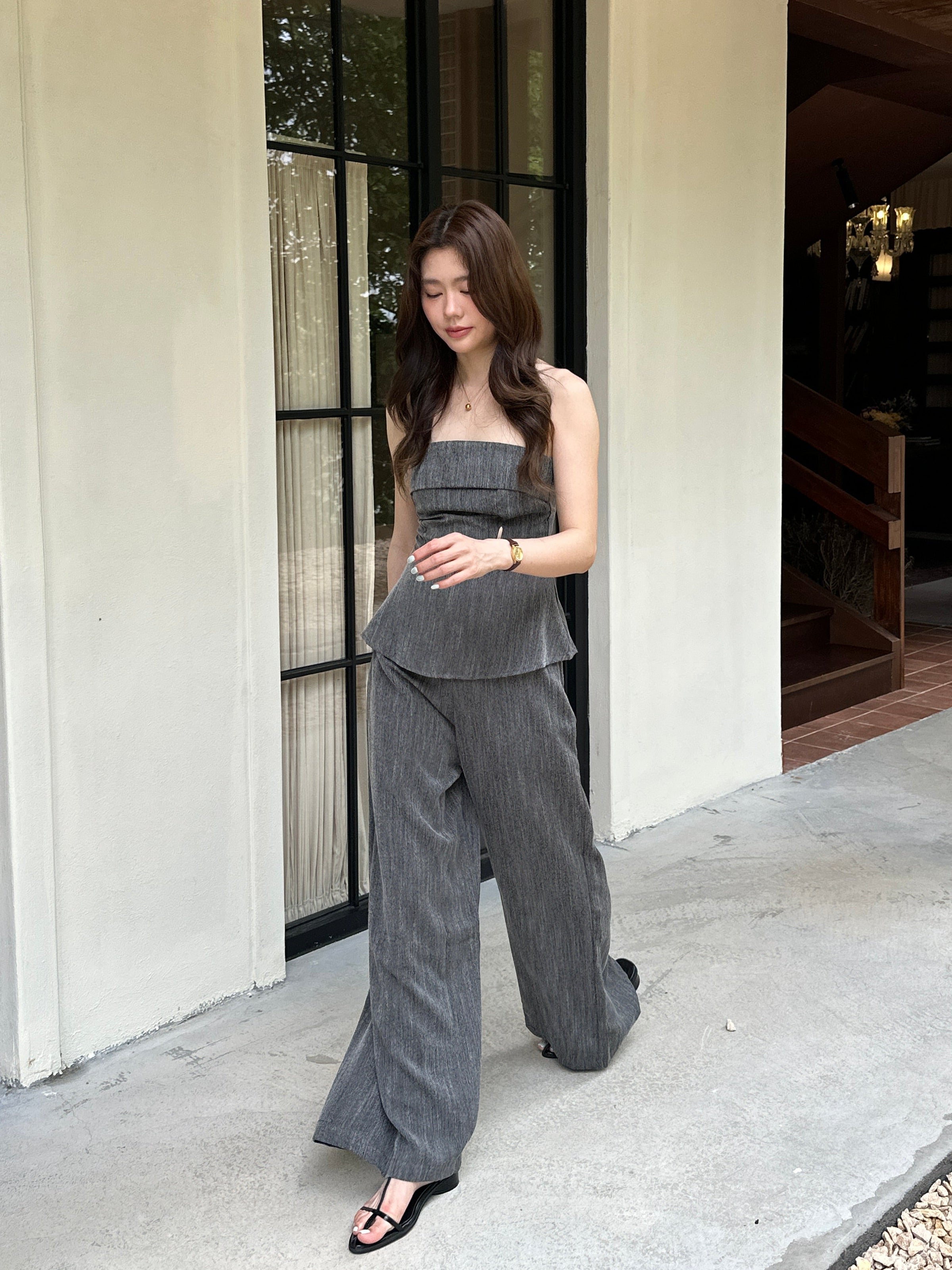 Sloane Peplum Set (preorder/ 2 colours)