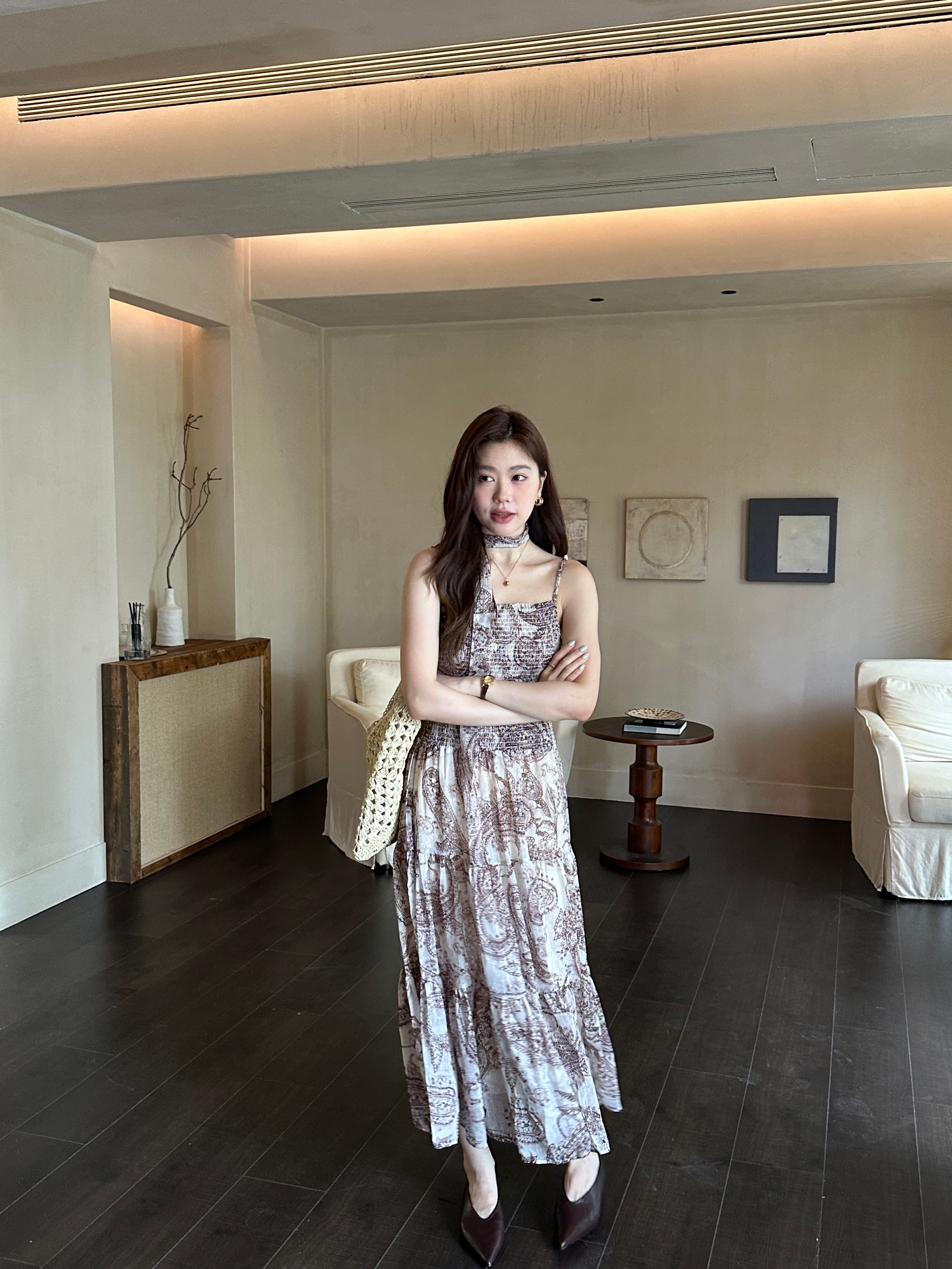Paisley resort dress (preorder)