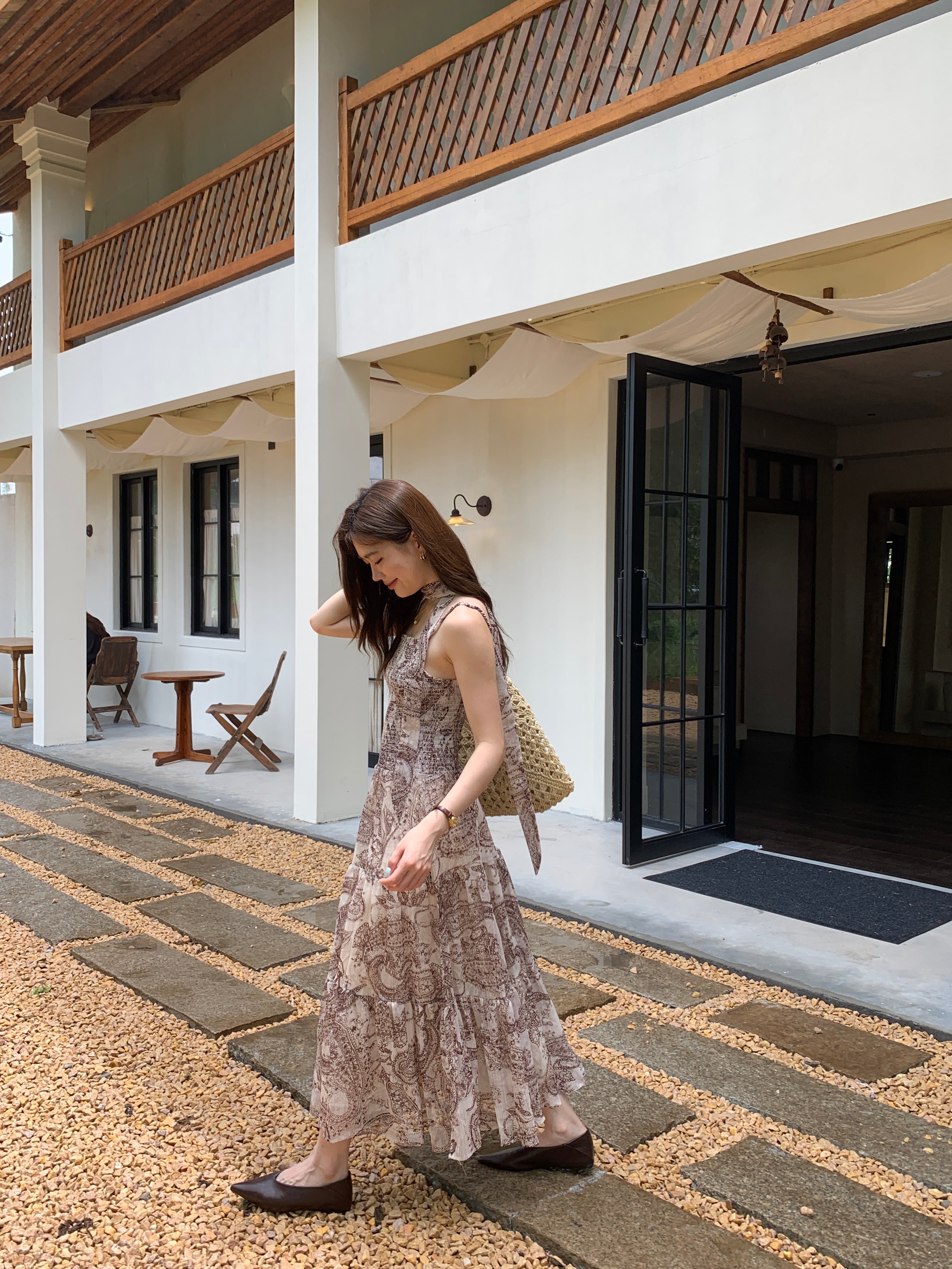 Paisley resort dress (preorder)