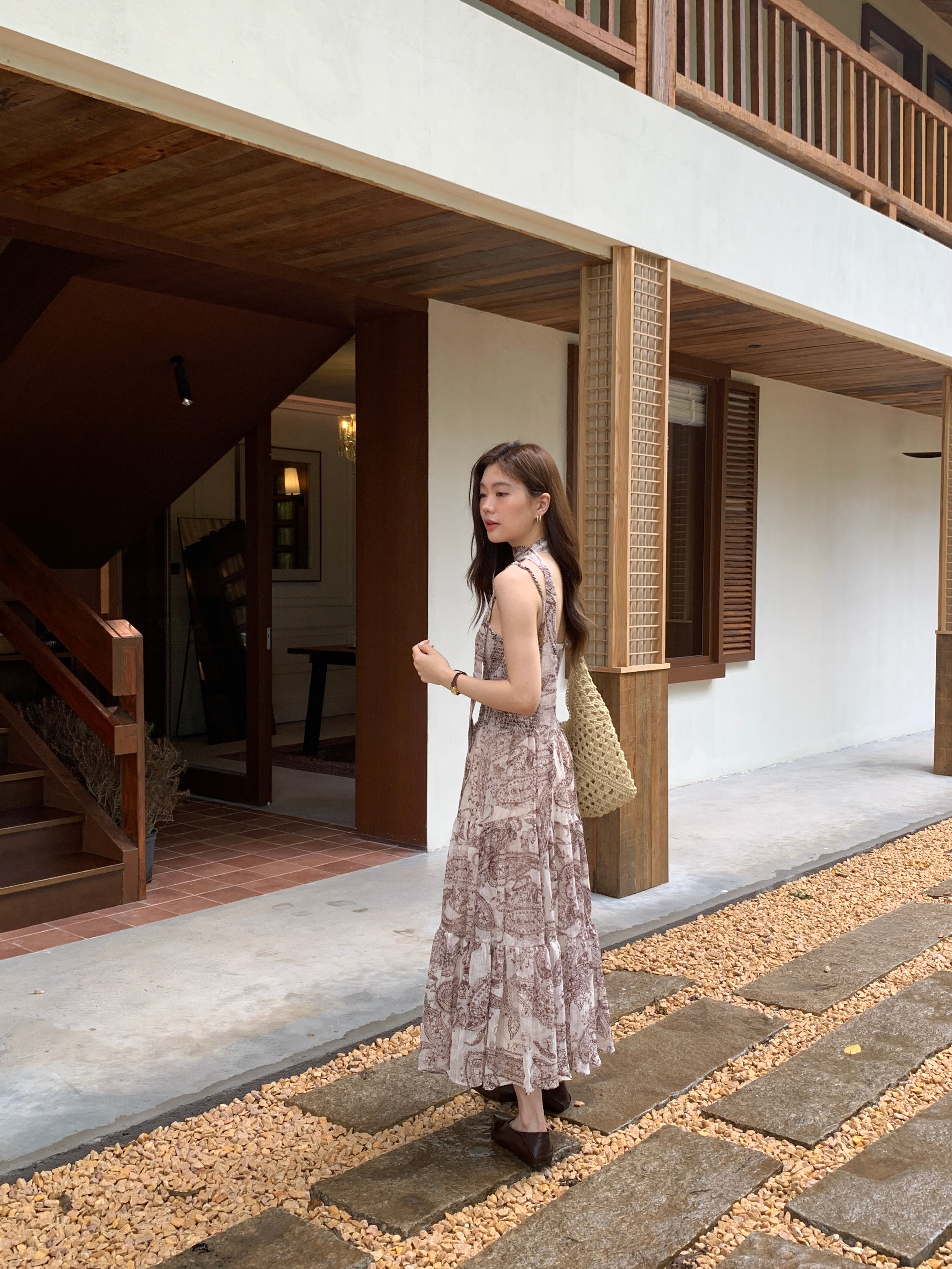 Paisley resort dress (preorder)