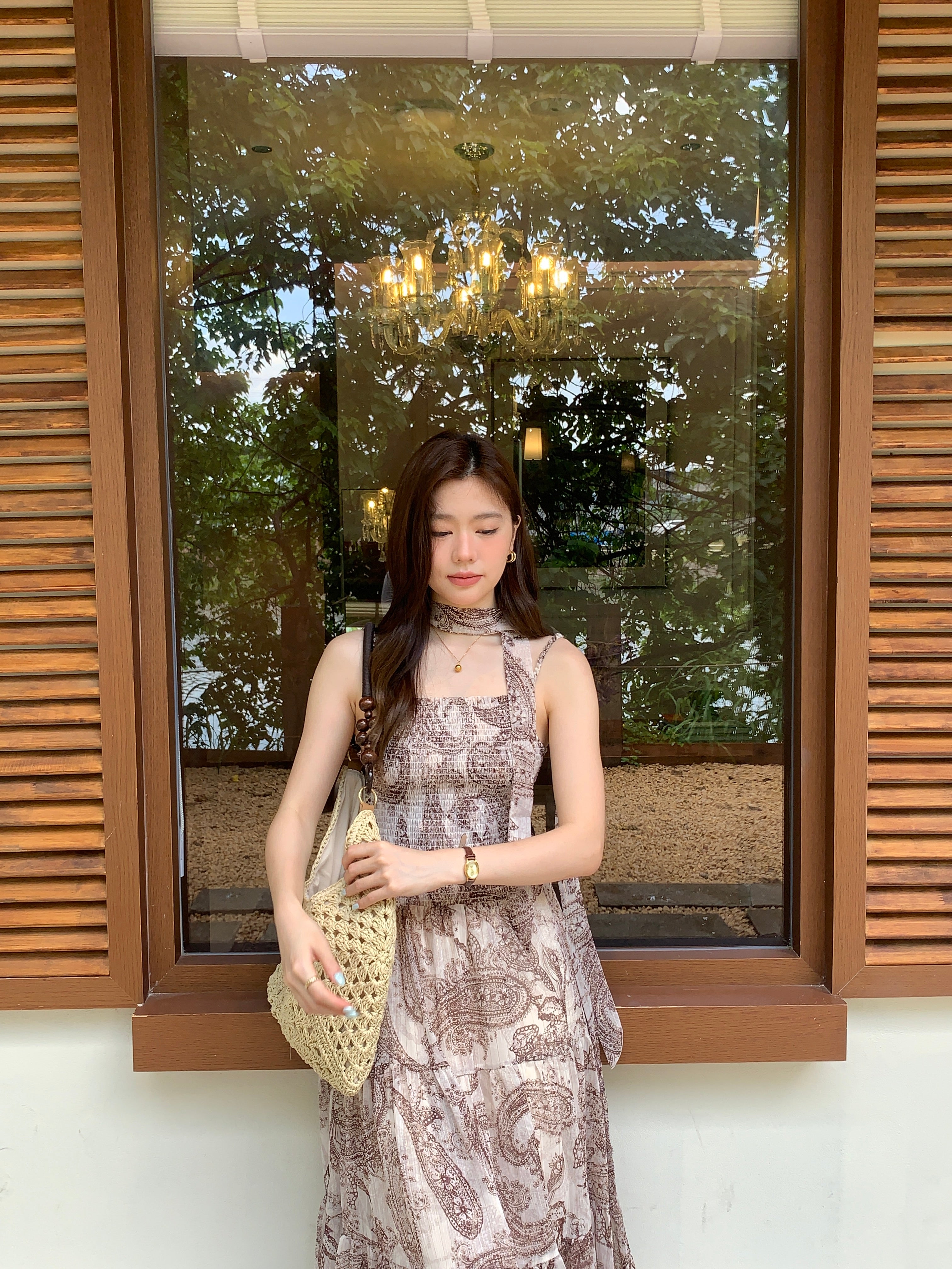 Paisley resort dress (preorder)