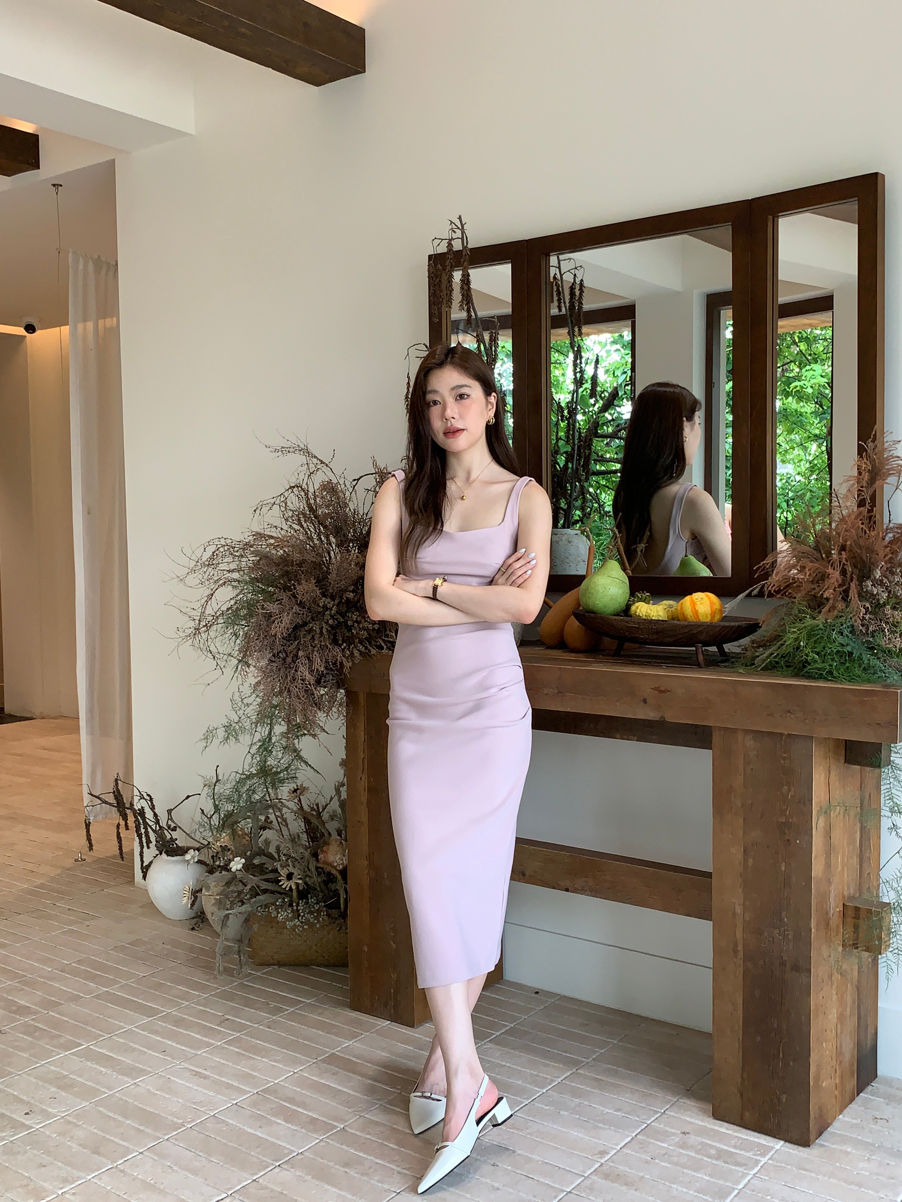 Sculpt Midi Dress (preorder/ 5 colours)
