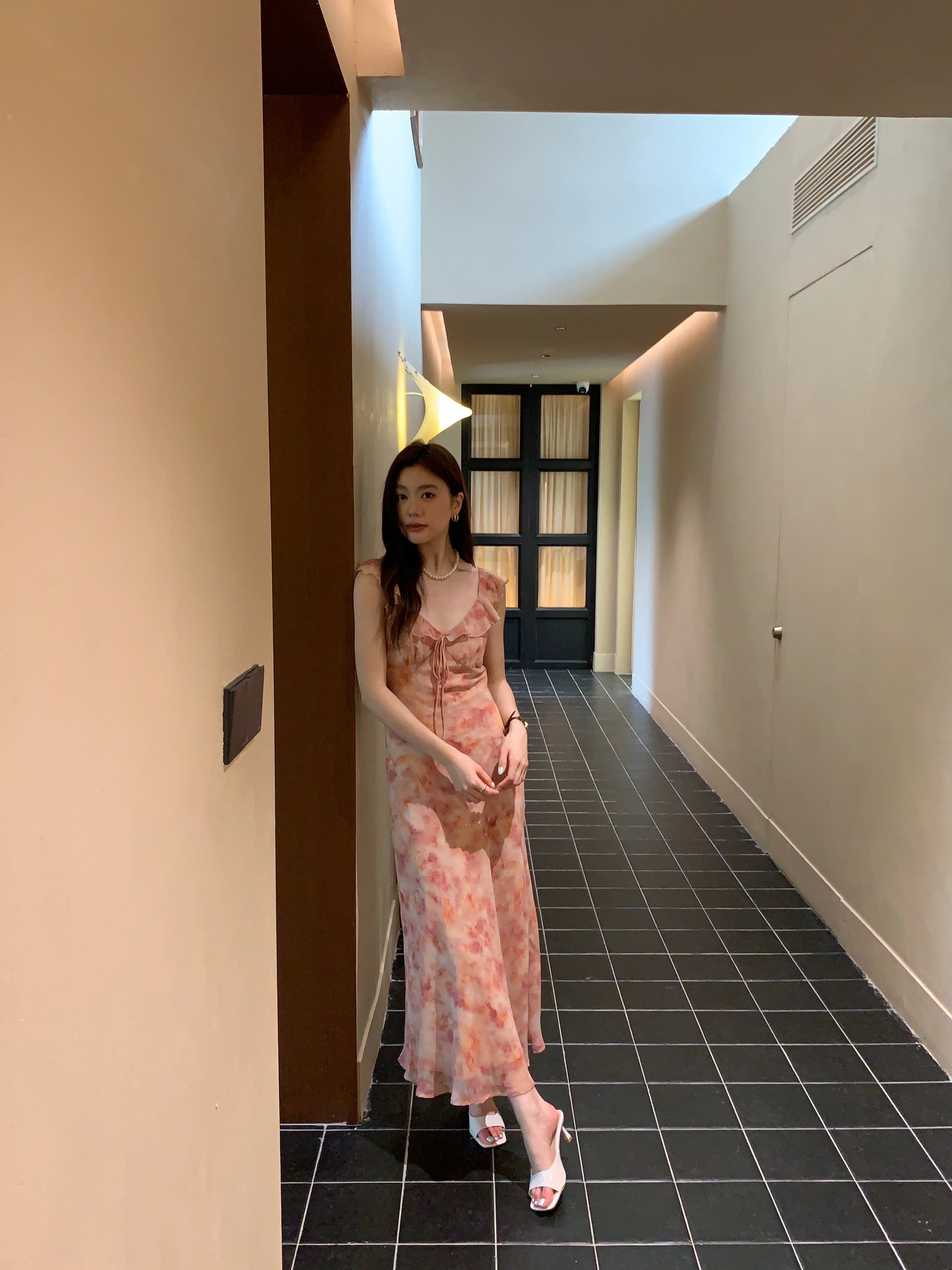 Rosalie Watercolor Maxi Dress (preorder)