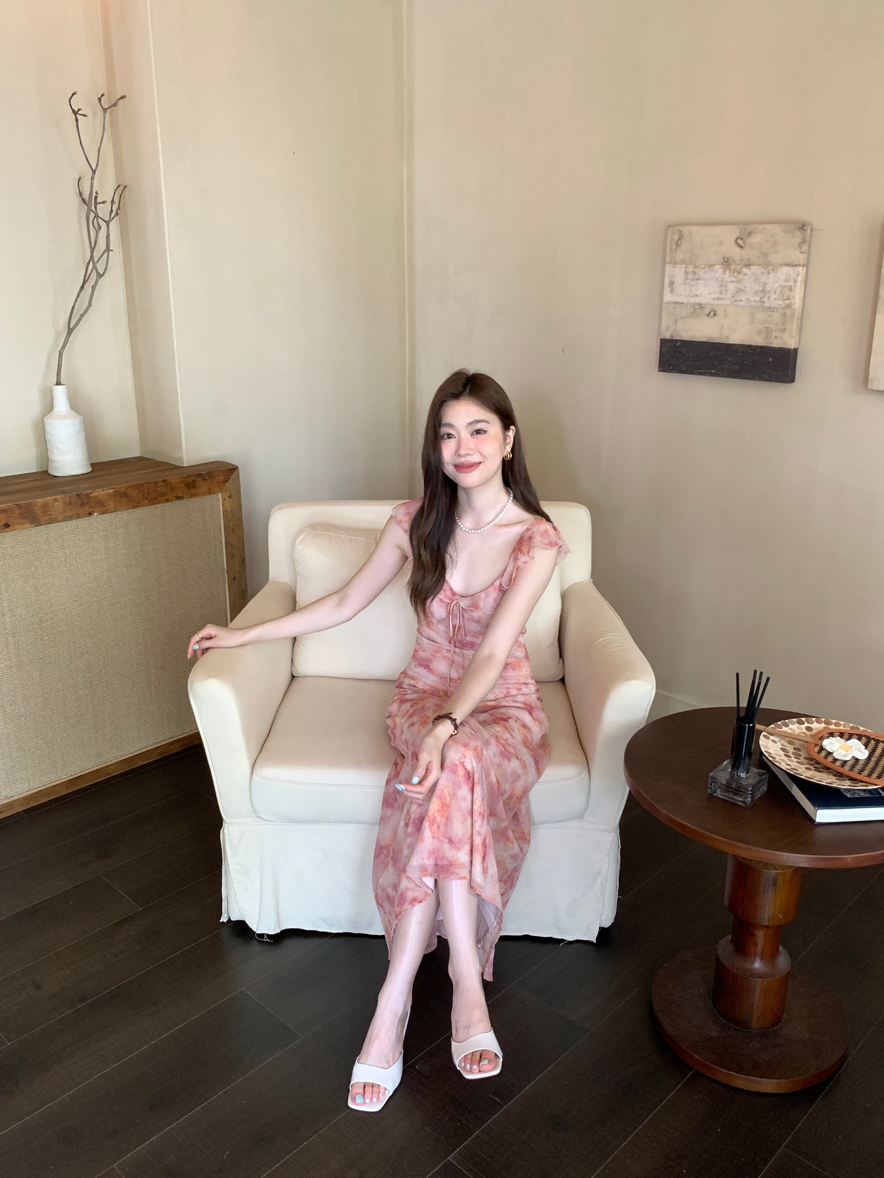 Rosalie Watercolor Maxi Dress (preorder)