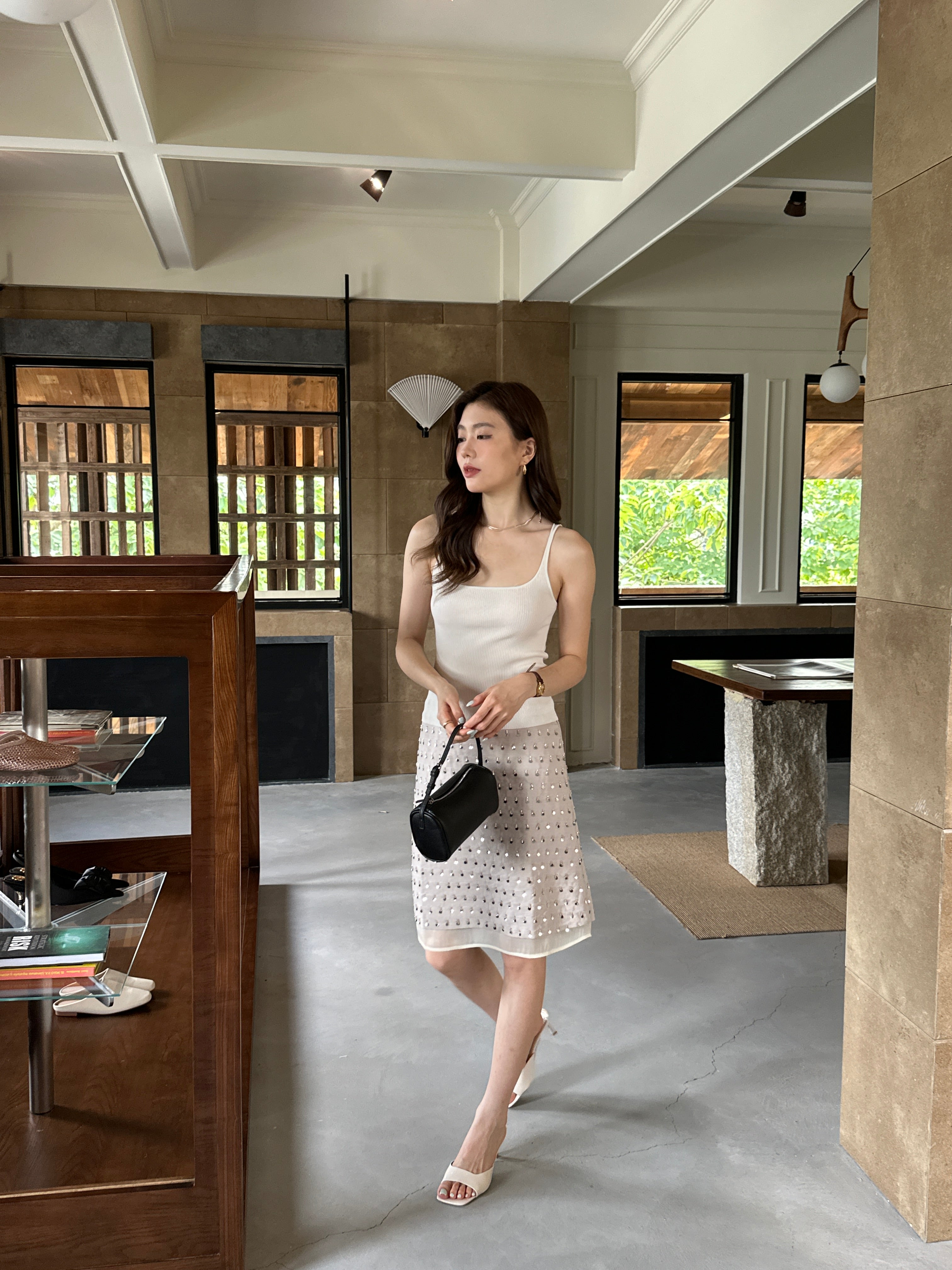 Essential Rib Camisole Top (preorder/ 3 colours)