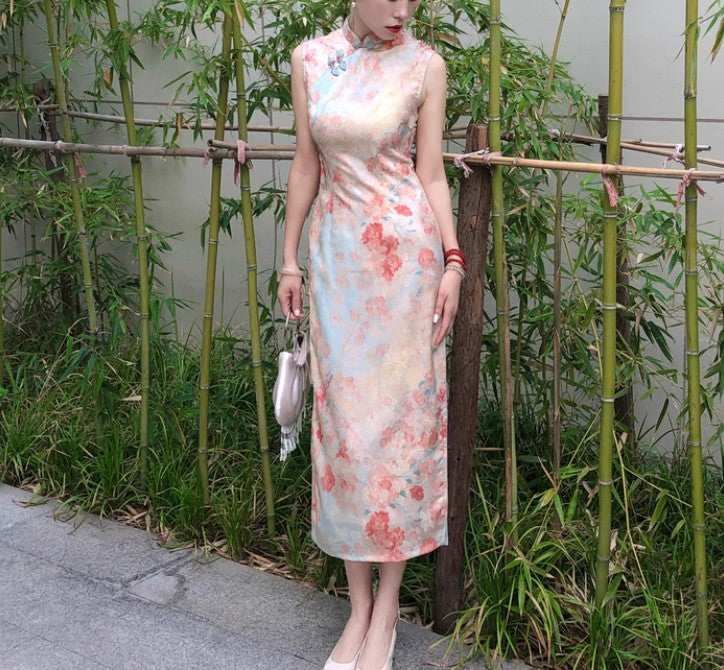 Marigold cheongsam (ready stock in S&M)