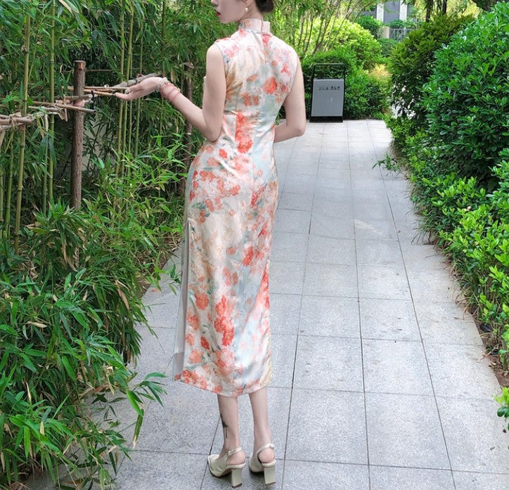 Marigold cheongsam (ready stock in S&M)