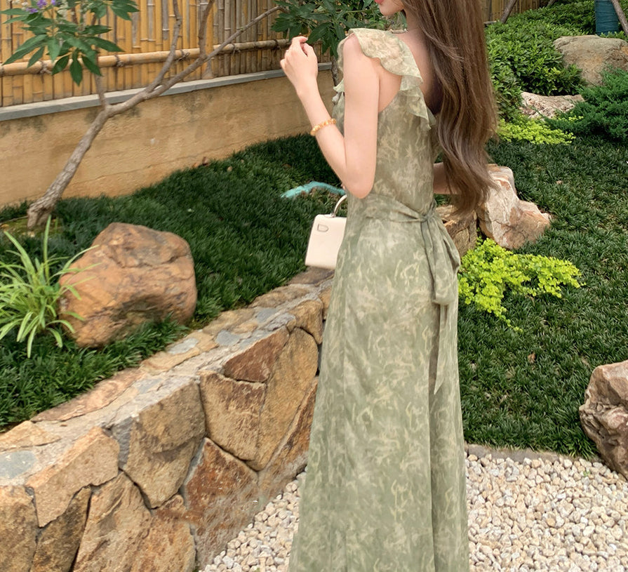Olivia ruffled dress (preorder)