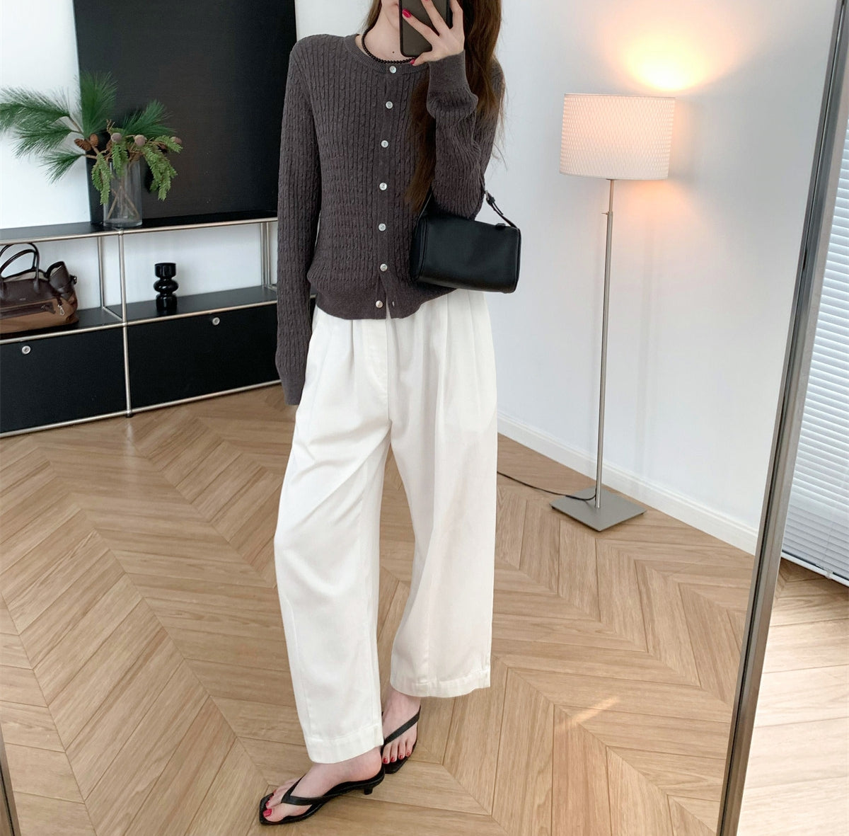 Irin oxford cardigan (preorder/ 2 colours)