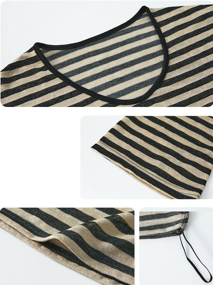 Slouchy Striped Top (preorder/ 3 colours)