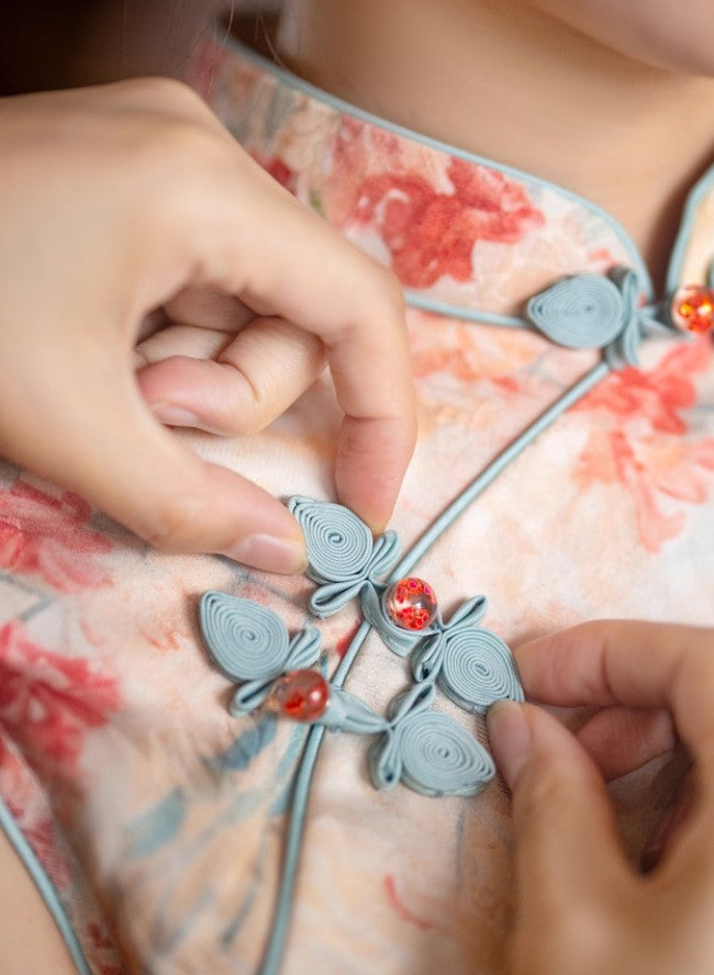 Marigold cheongsam (ready stock in S&M)