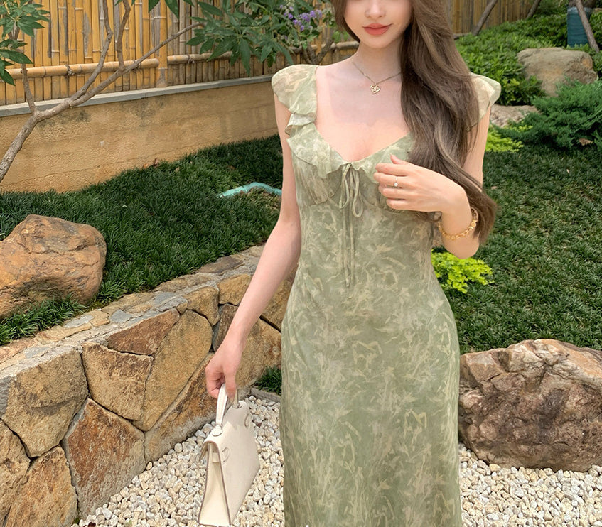 Olivia ruffled dress (preorder)