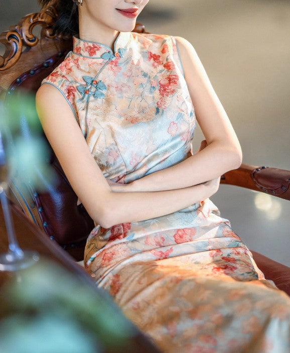 Marigold cheongsam (ready stock in S&M)