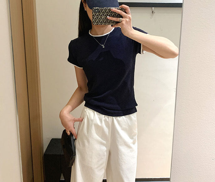 Trim Chic Top (preorder/ 5 colours)