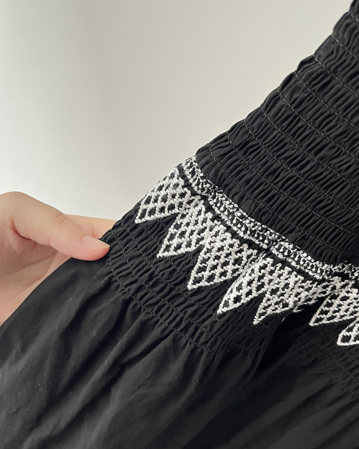Smocked Geometry Dress (preorder)