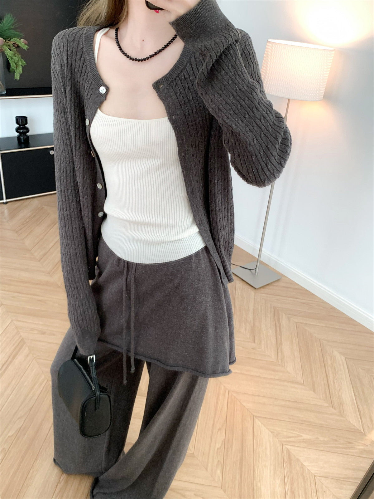 Irin oxford cardigan (preorder/ 2 colours)