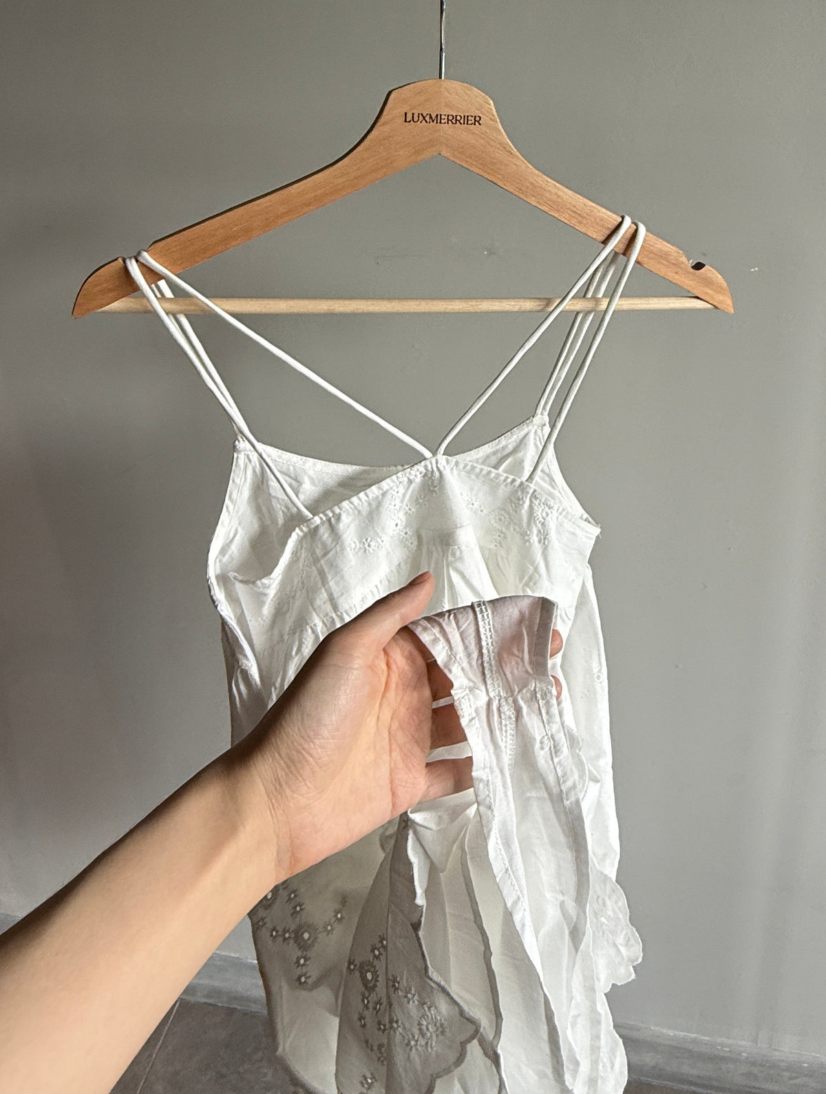 Eyelet Mini Dress (preorder)