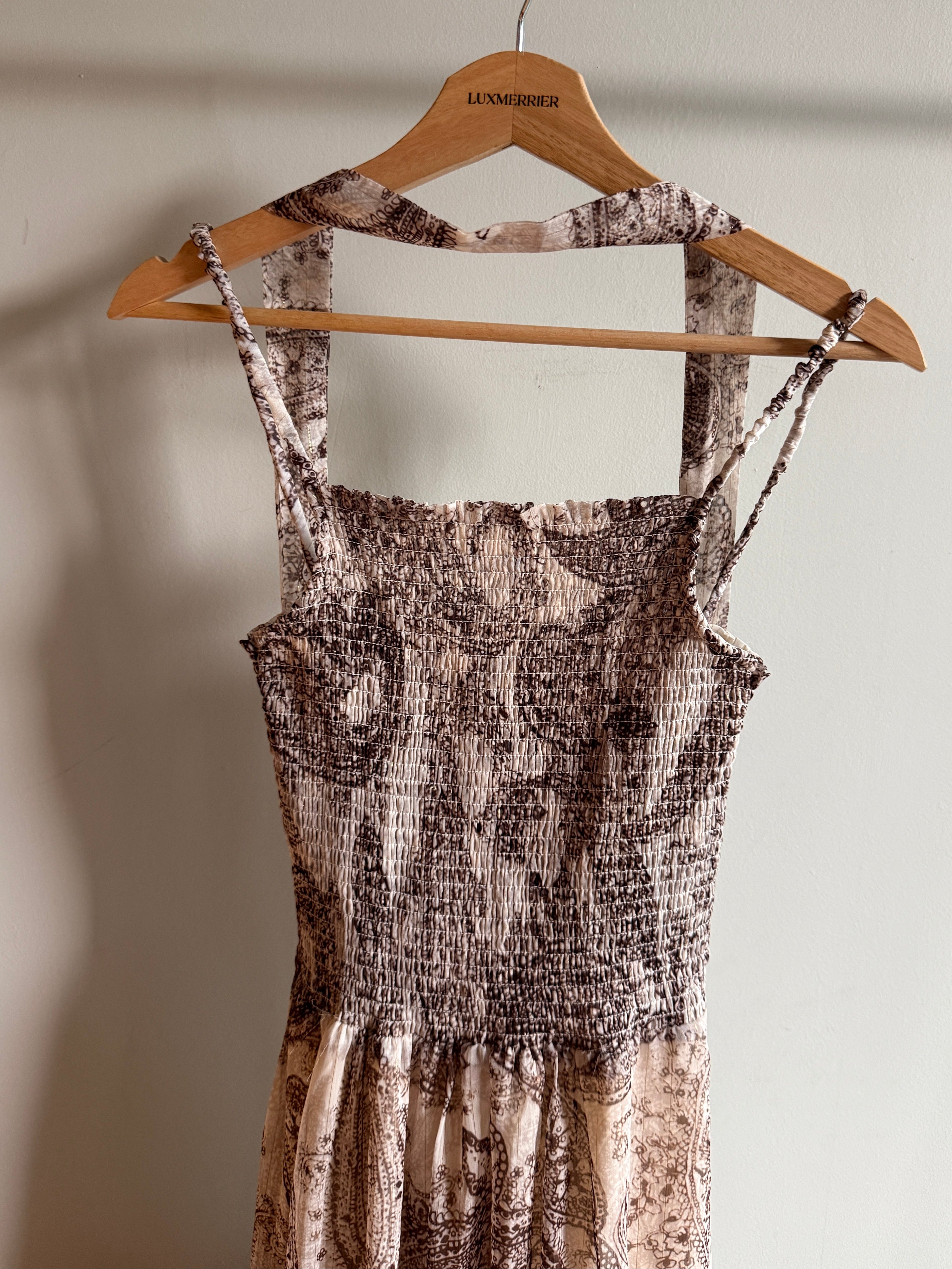 Paisley resort dress (preorder)