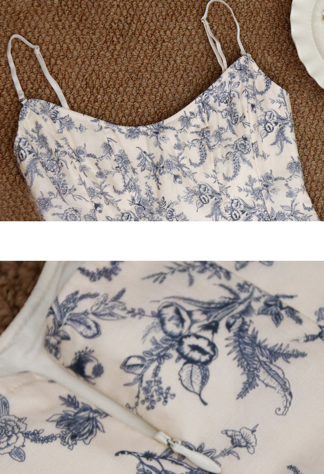 Medieval floral dress (preorder)