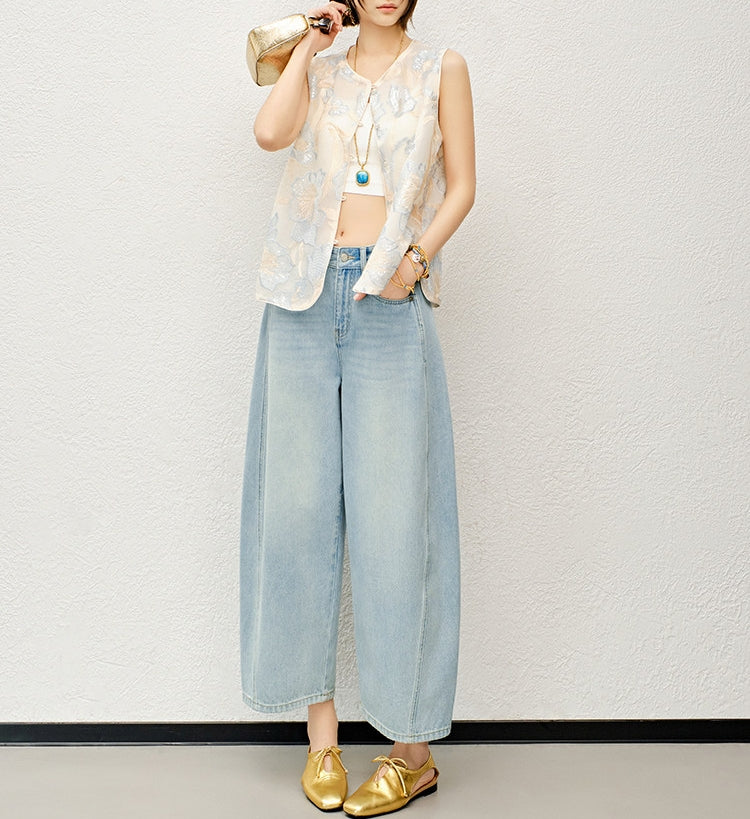 Rhae barrel jeans (preorder)