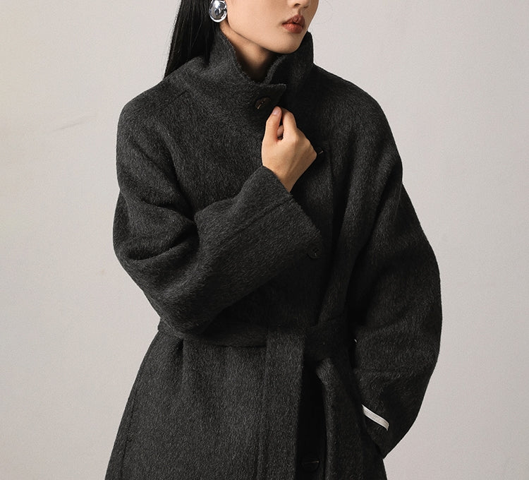 Funnel neck trenchcoat (preorder/ 3 colours)