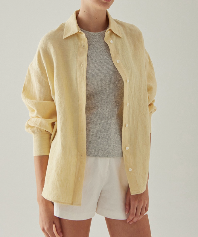 French linen shirt (preorder/ 2 colours)