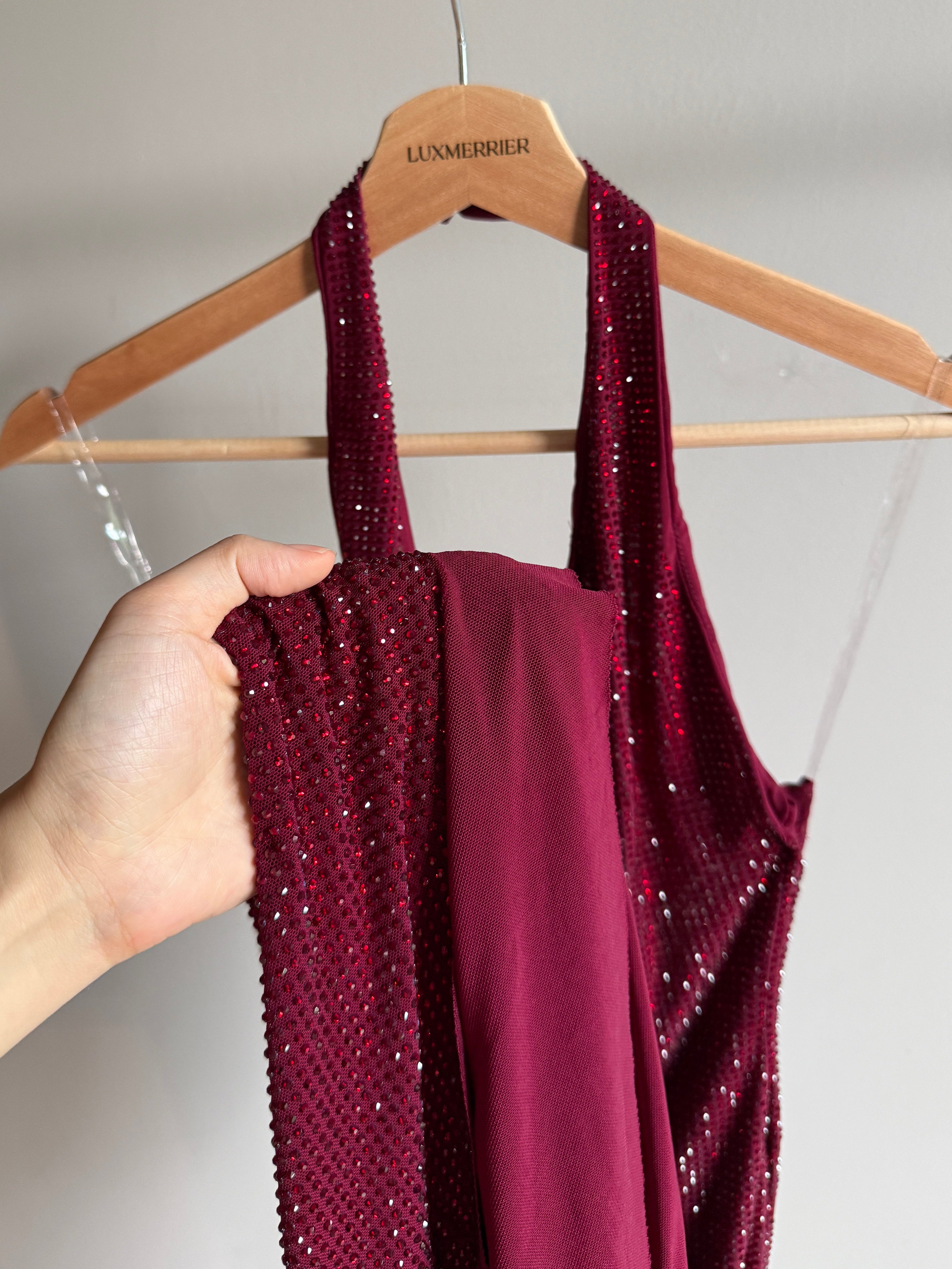 Rouge Lumiere Dress (ready stock in red (S)/ 2 colours)