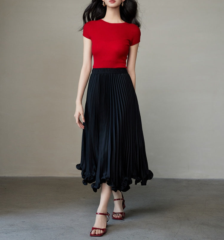 Twirl pleated skirt (preorder)
