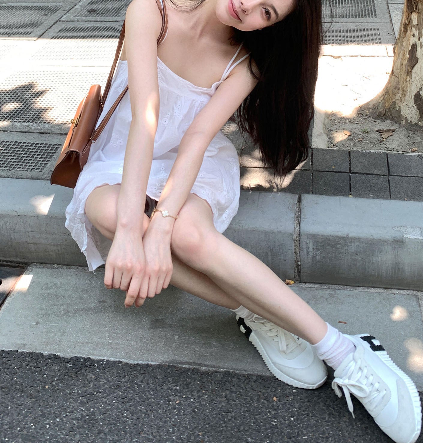 Eyelet Mini Dress (preorder)