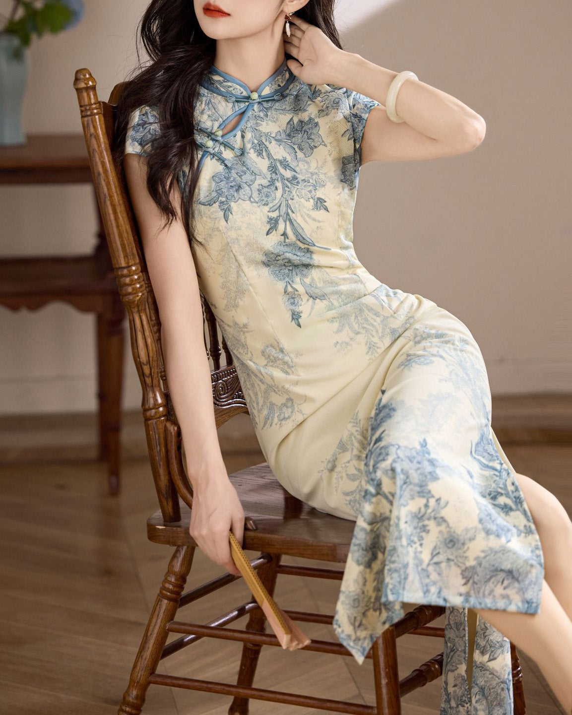Sybella porcelain cheongsam (preorder)