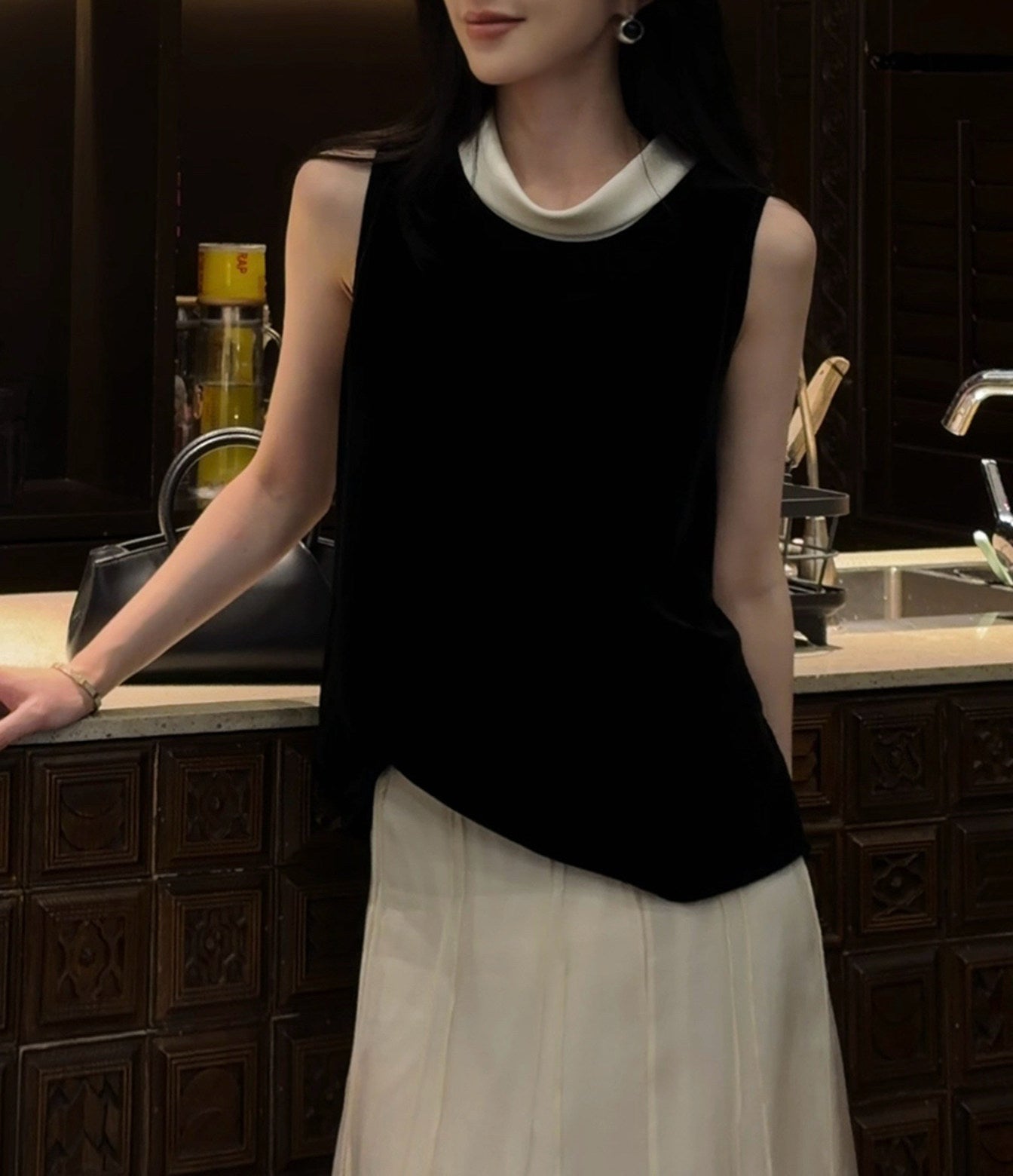 Velvet hepburn top (preorder/ 2 styles)