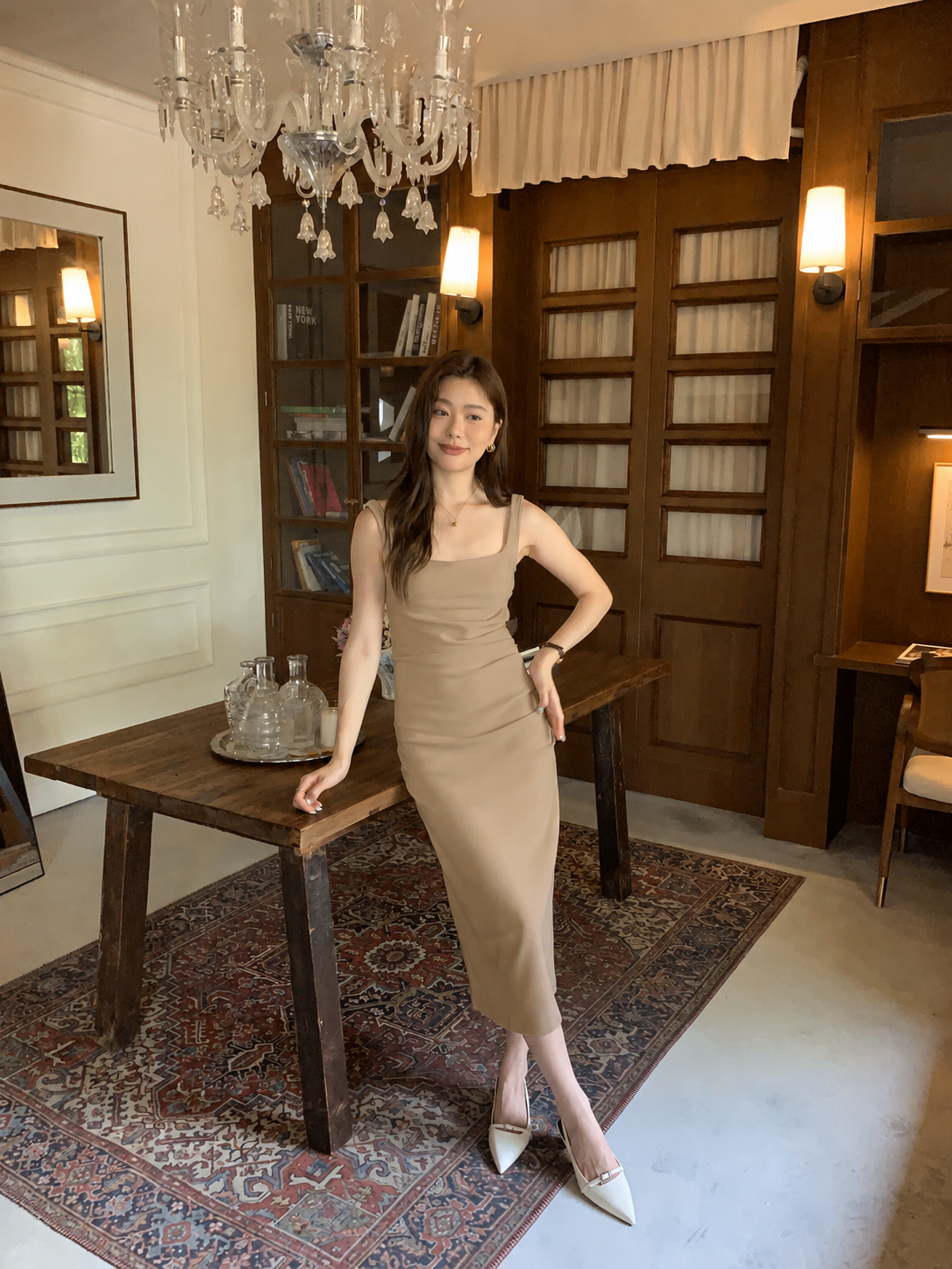 Sculpt Midi Dress (preorder/ 5 colours)