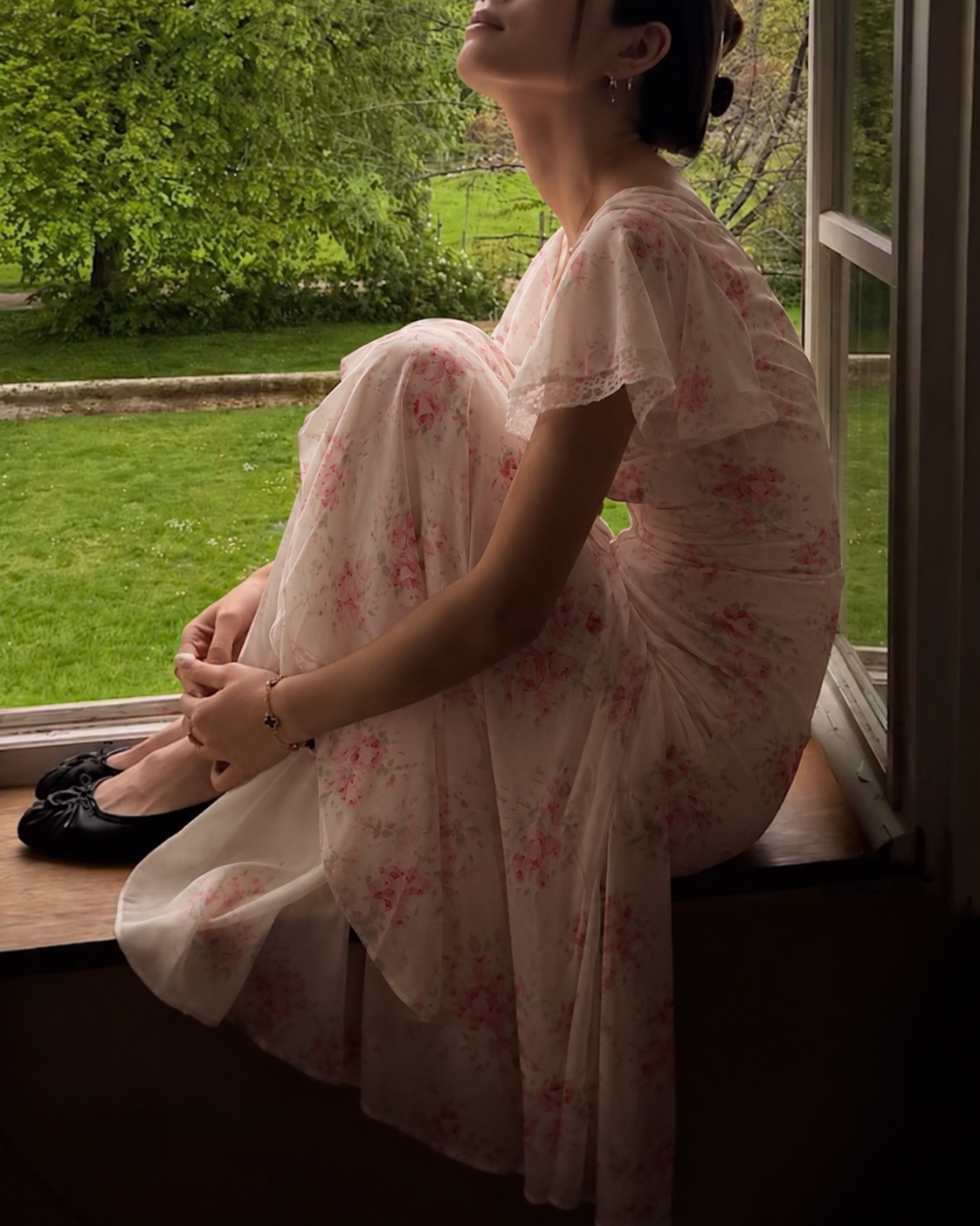 Laurette floral dress (preorder/ 2 colours)