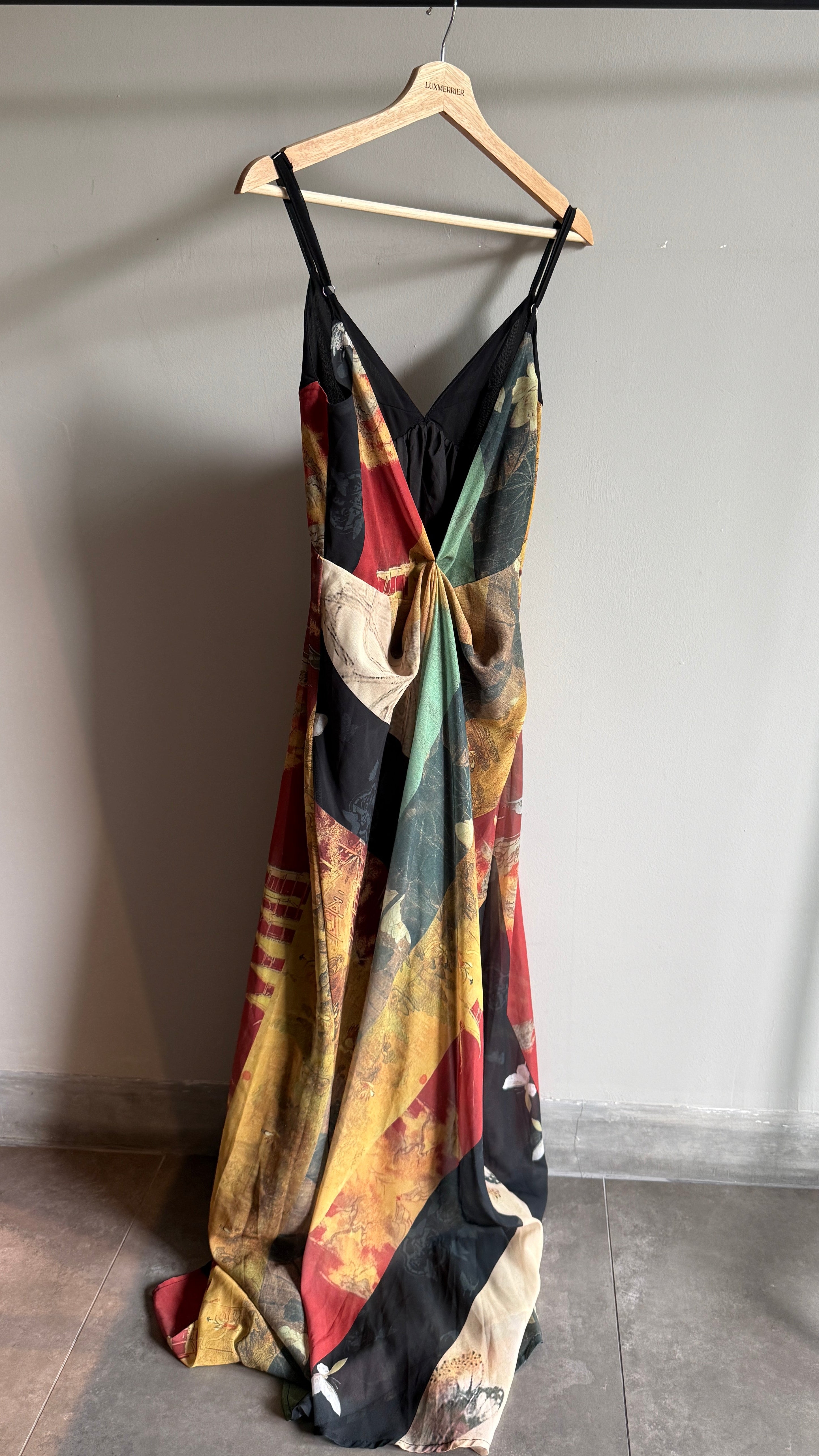 Akari Printed Maxi Dress (preorder)