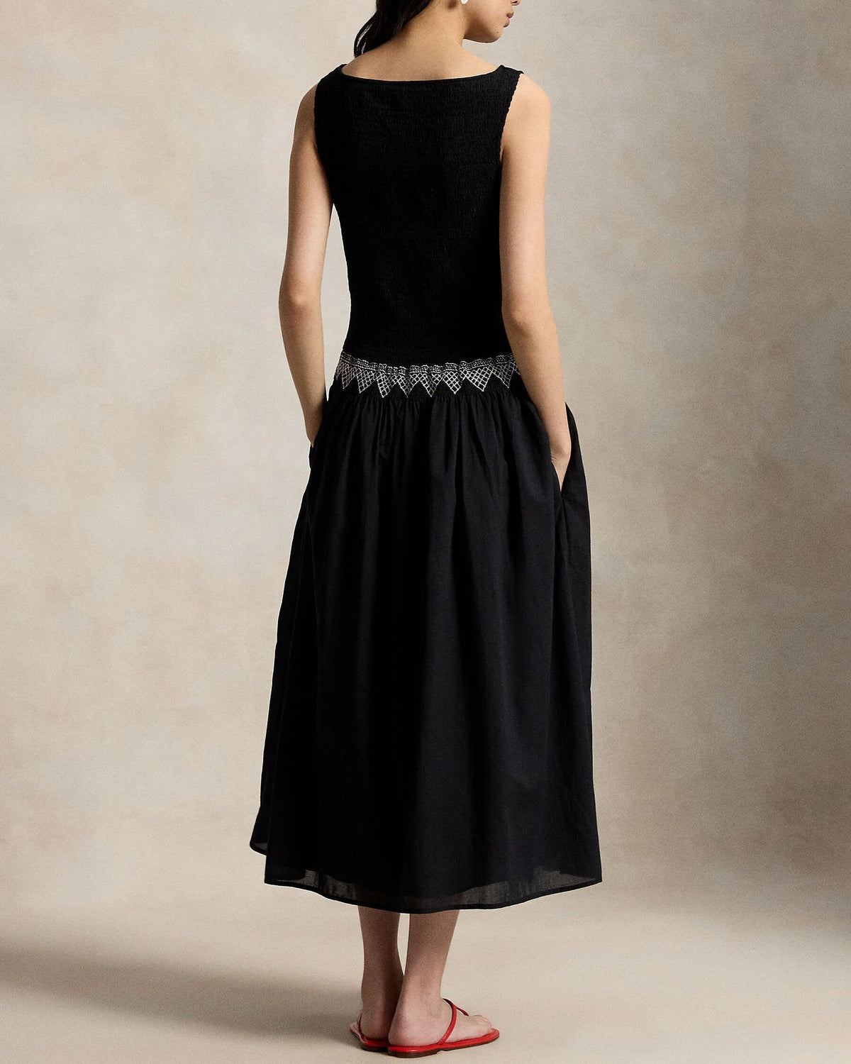 Smocked Geometry Dress (preorder)
