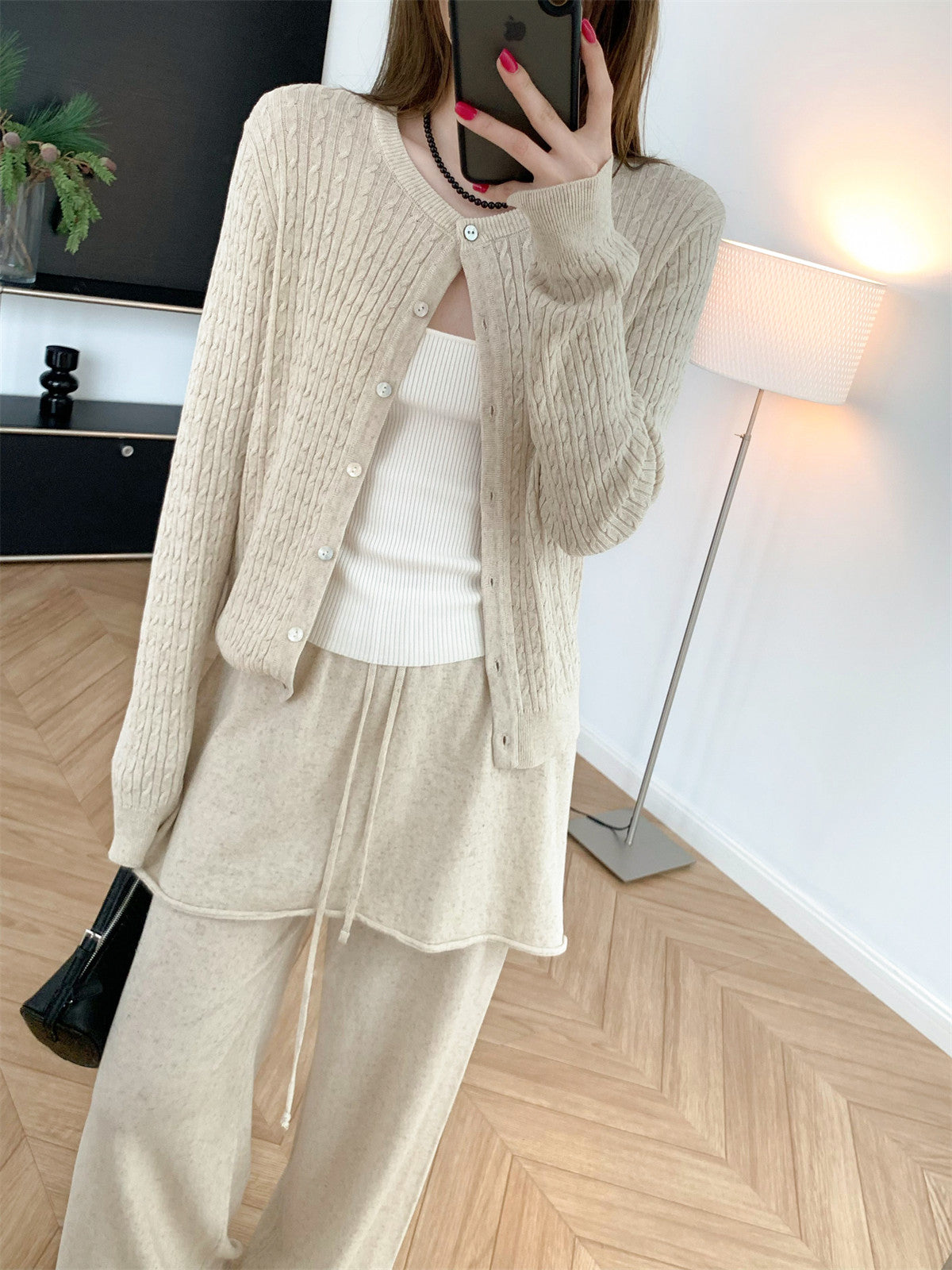 Irin oxford cardigan (preorder/ 2 colours)