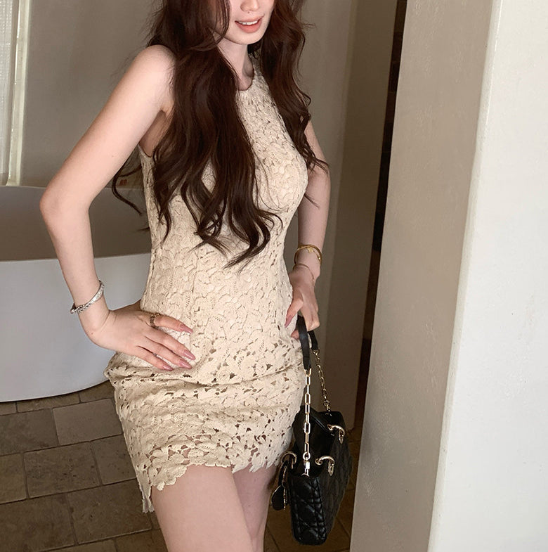 Patchi lace dress (ready stock in S)