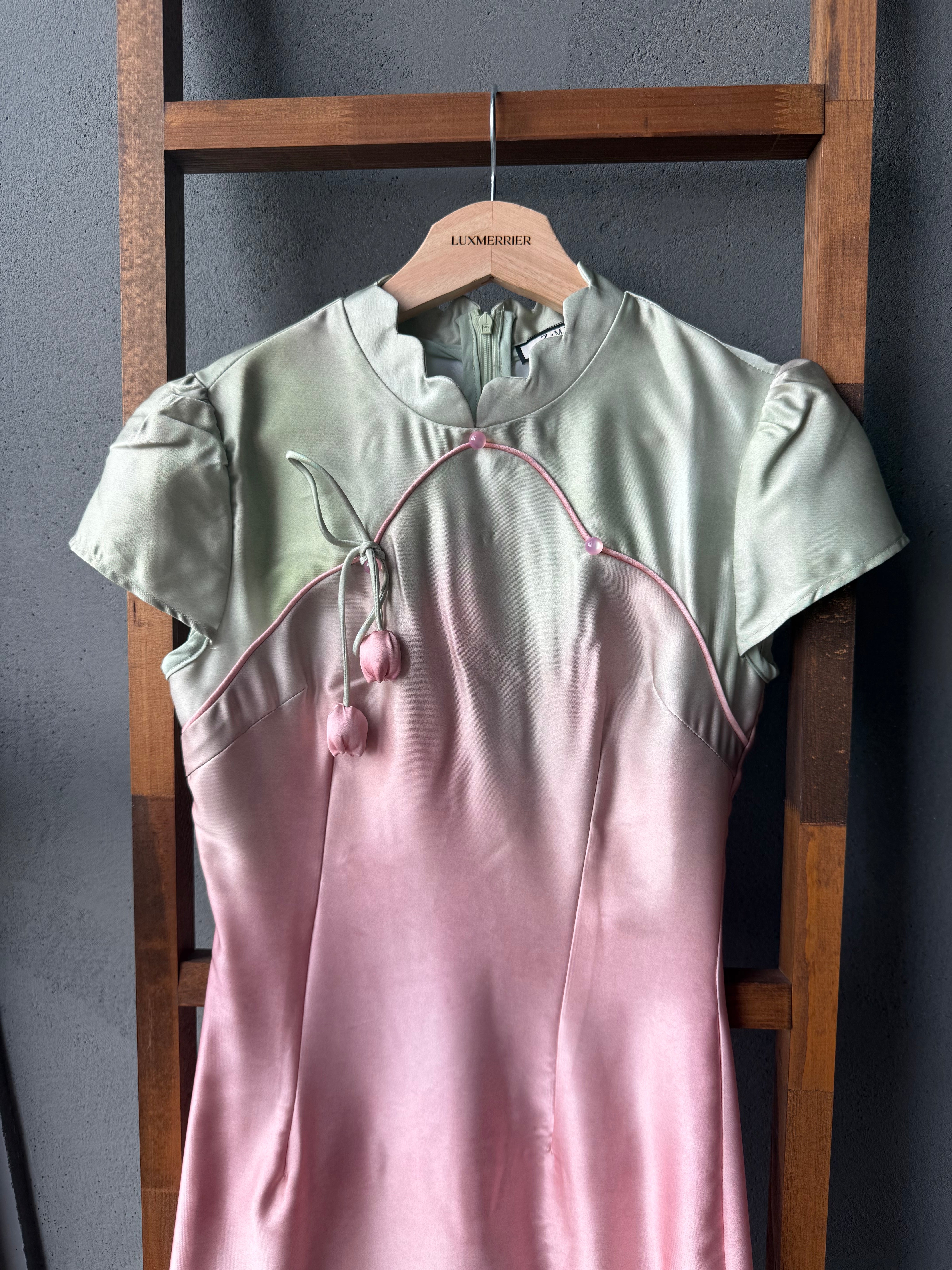 Sorbet cheongsam (ready stock in S)