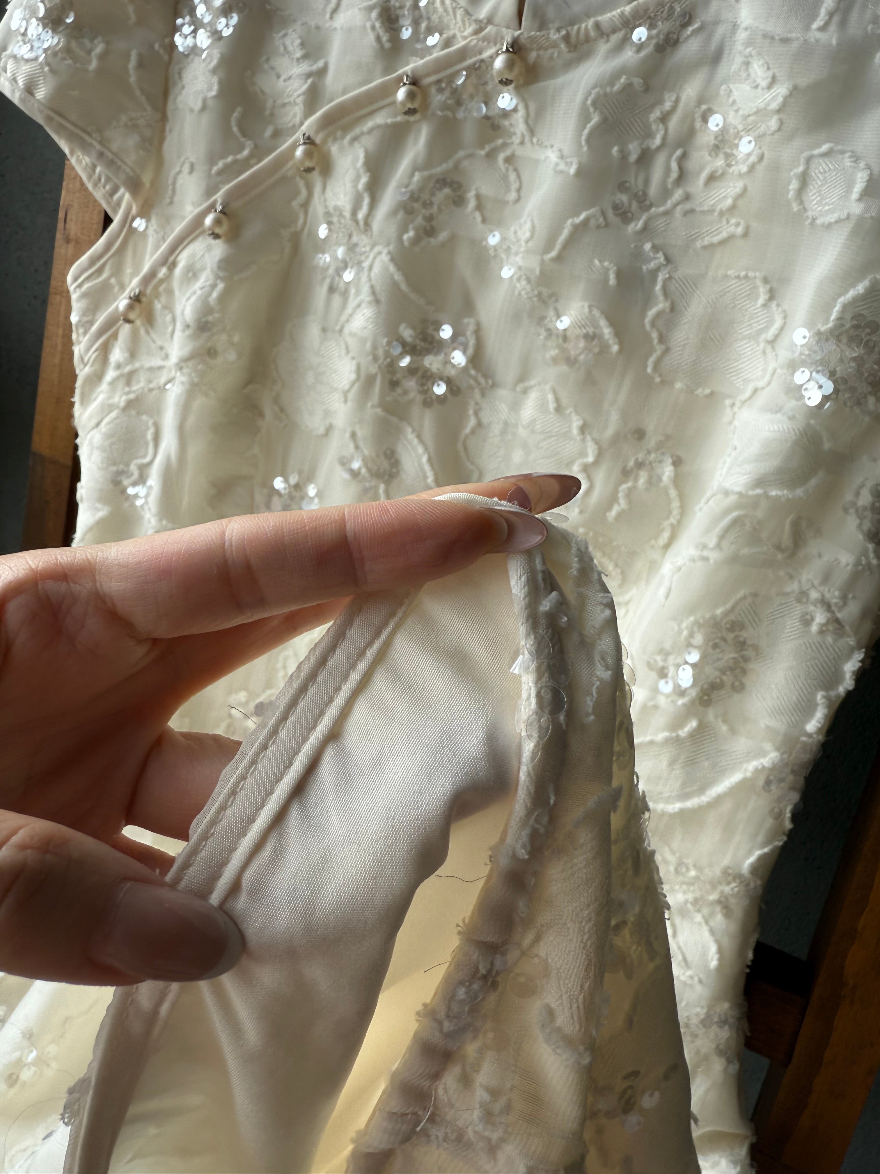 Banano cheongsam (ready stock in S/ 2 colours)