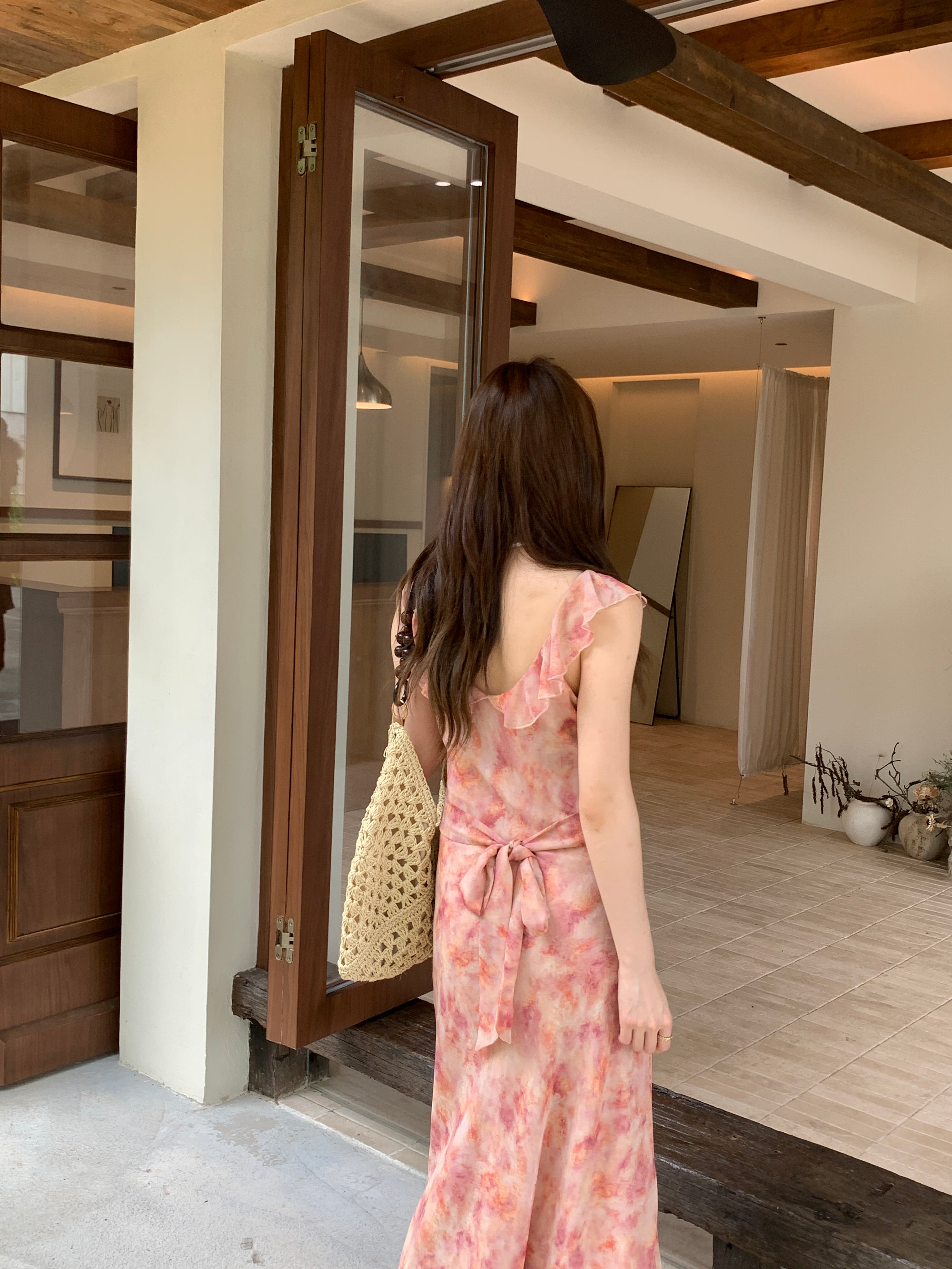 Rosalie Watercolor Maxi Dress (preorder)