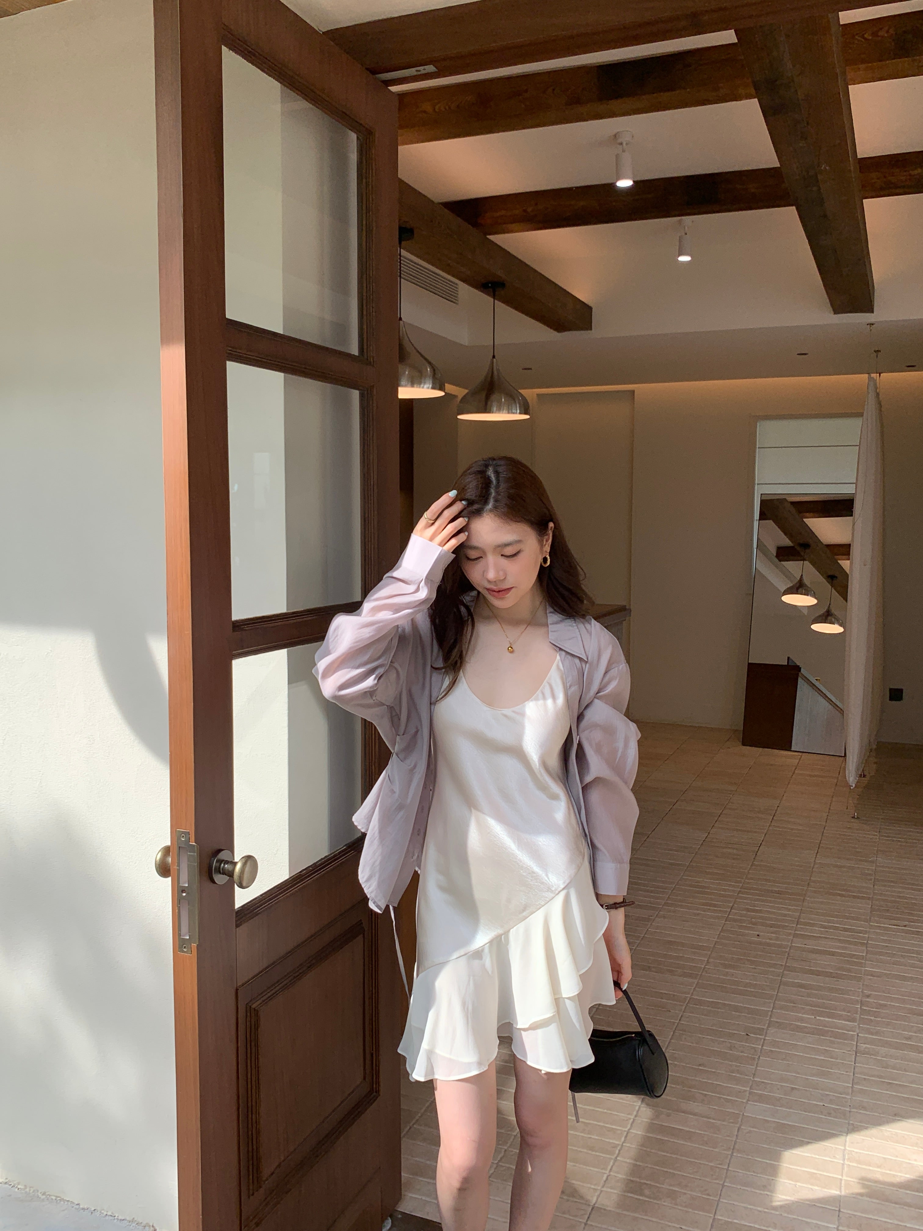 Lustrous mini dress (preorder)