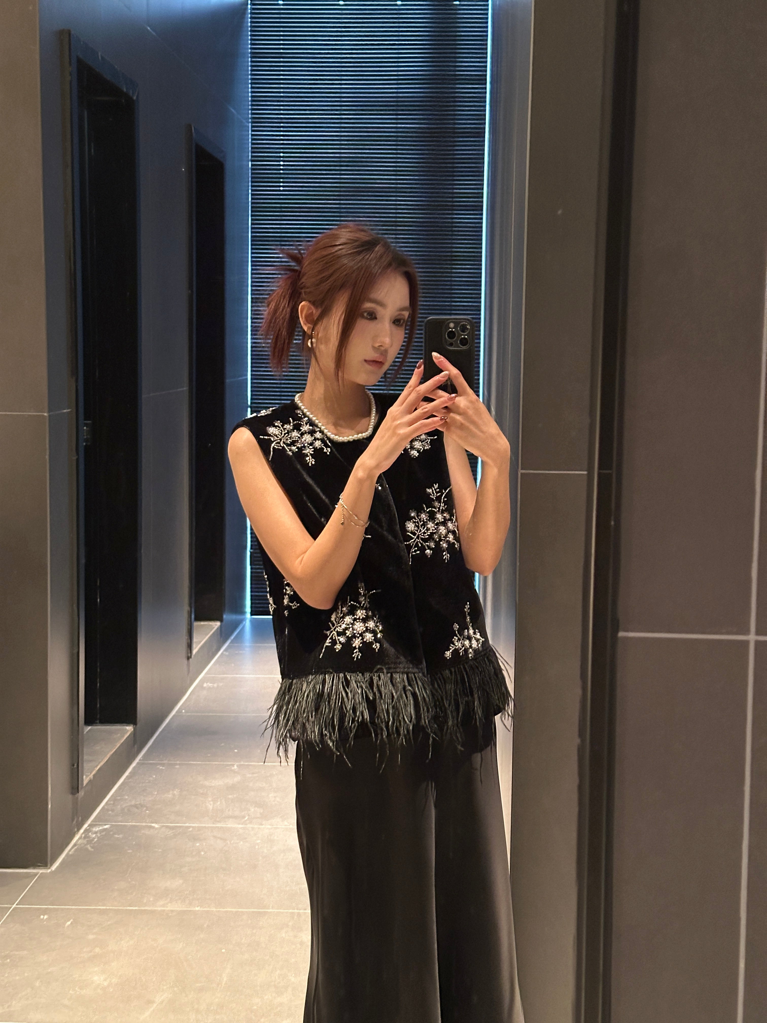 Posme oriental top (ready stock in XL)