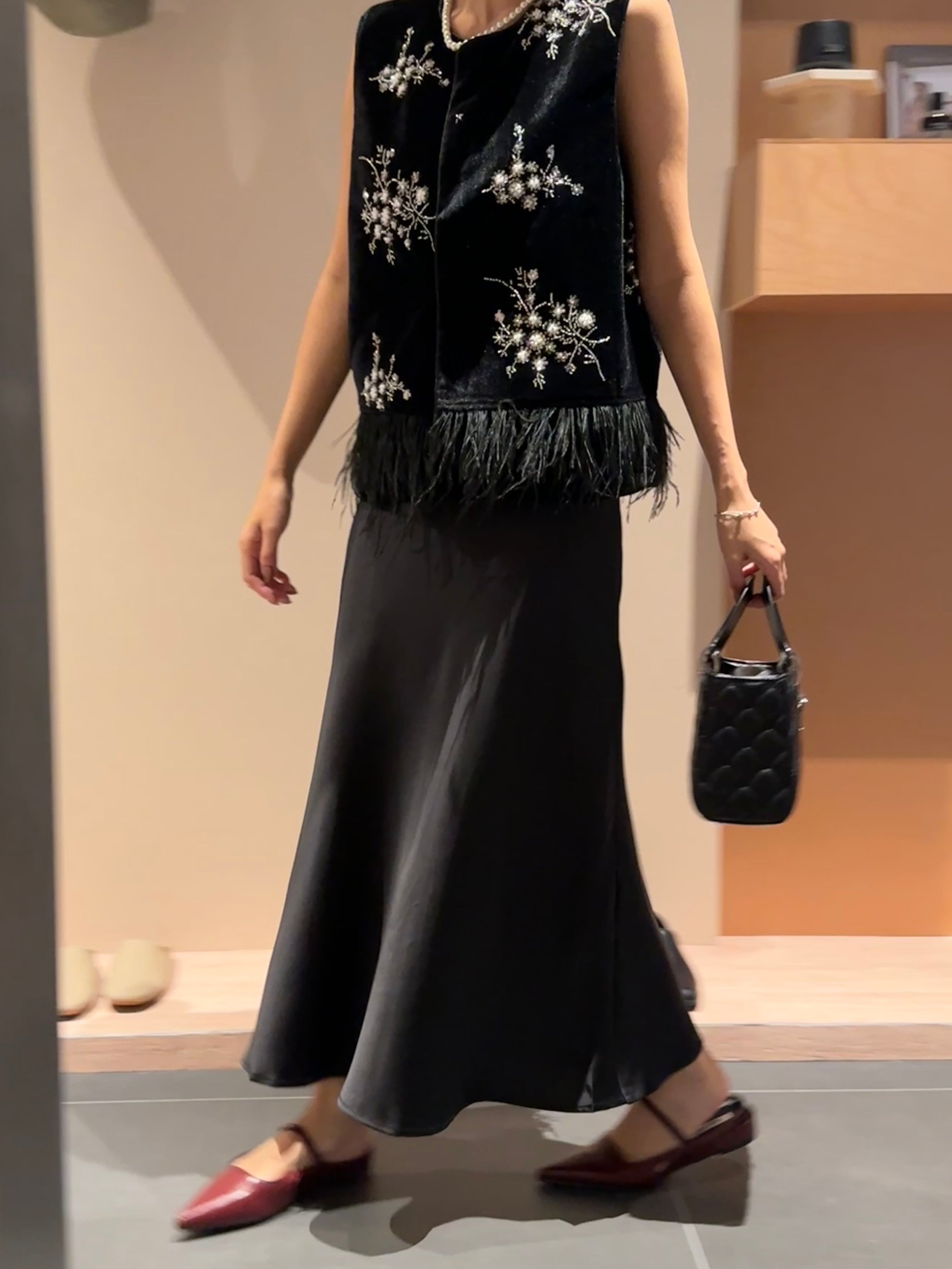 Posme oriental top (ready stock in XL)