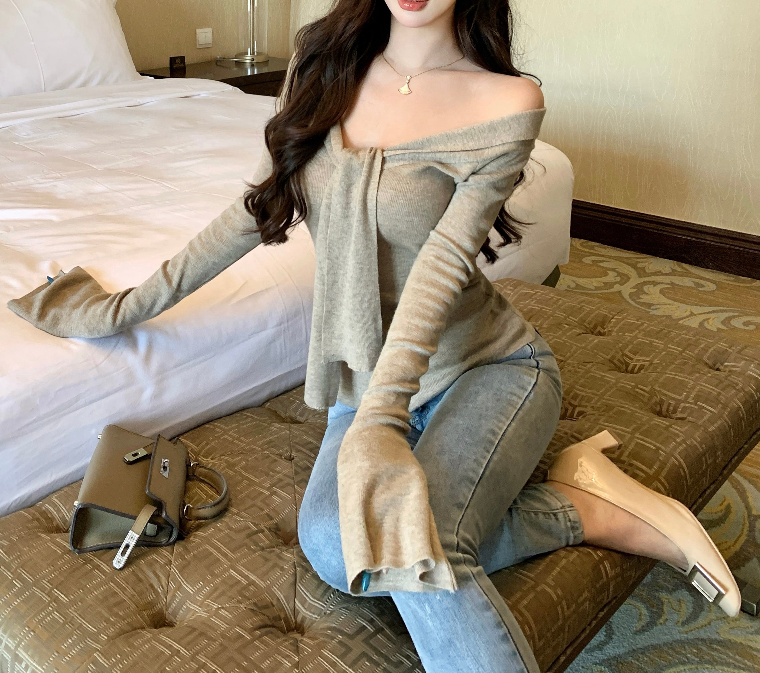 Draped top (preorder/ 4 colours)